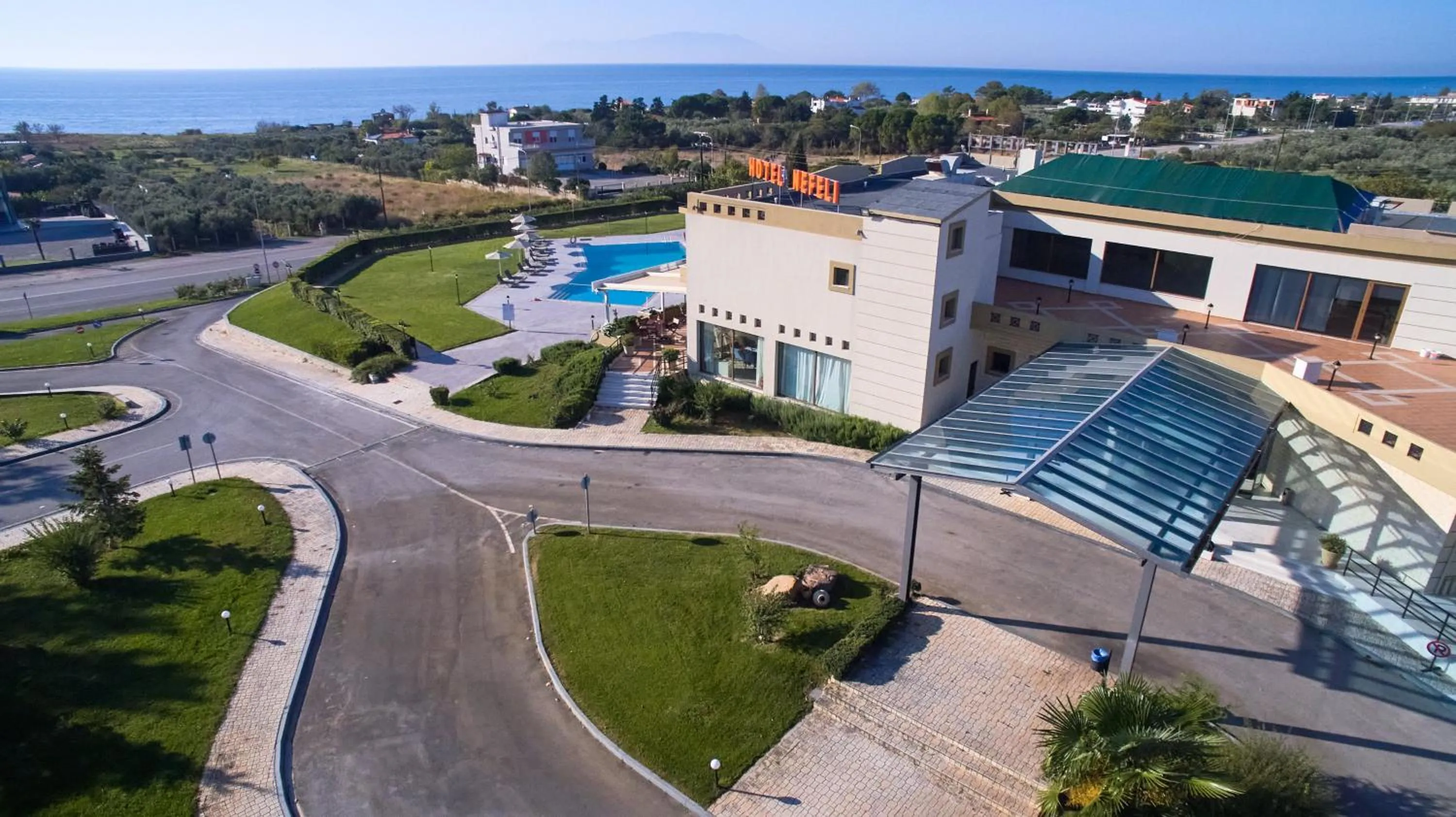 Bird's eye view in Nefeli Hotel