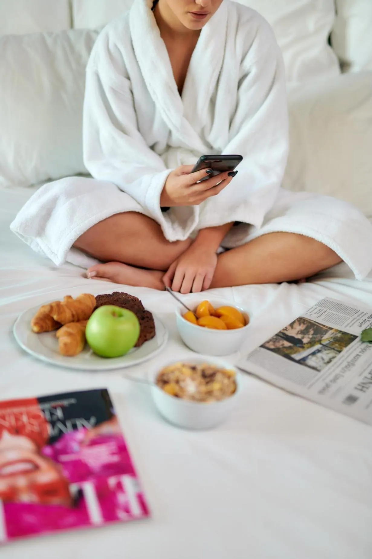Food close-up in Nefeli Hotel