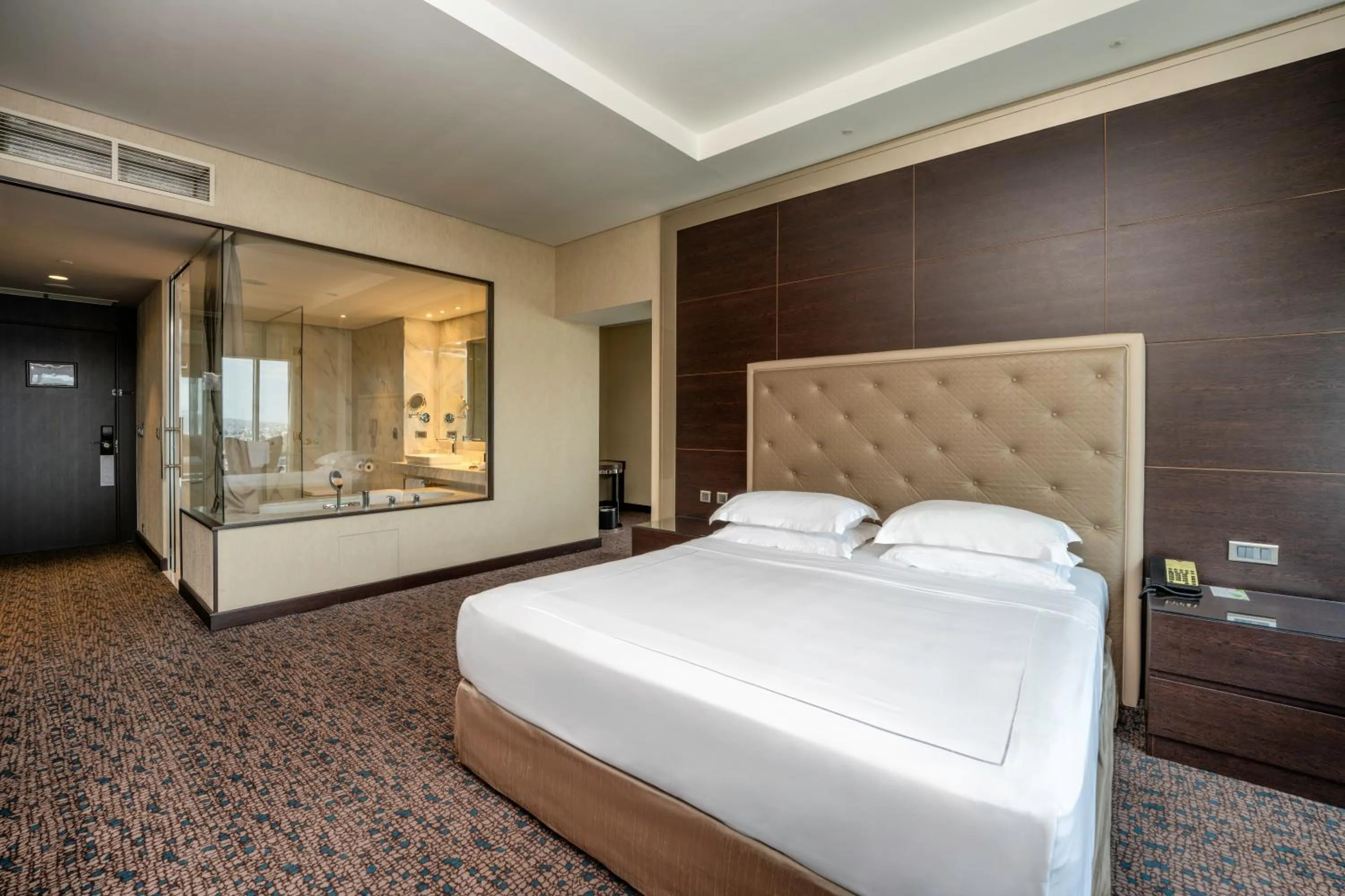 Bathroom, Bed in The Biltmore Tbilisi Hotel