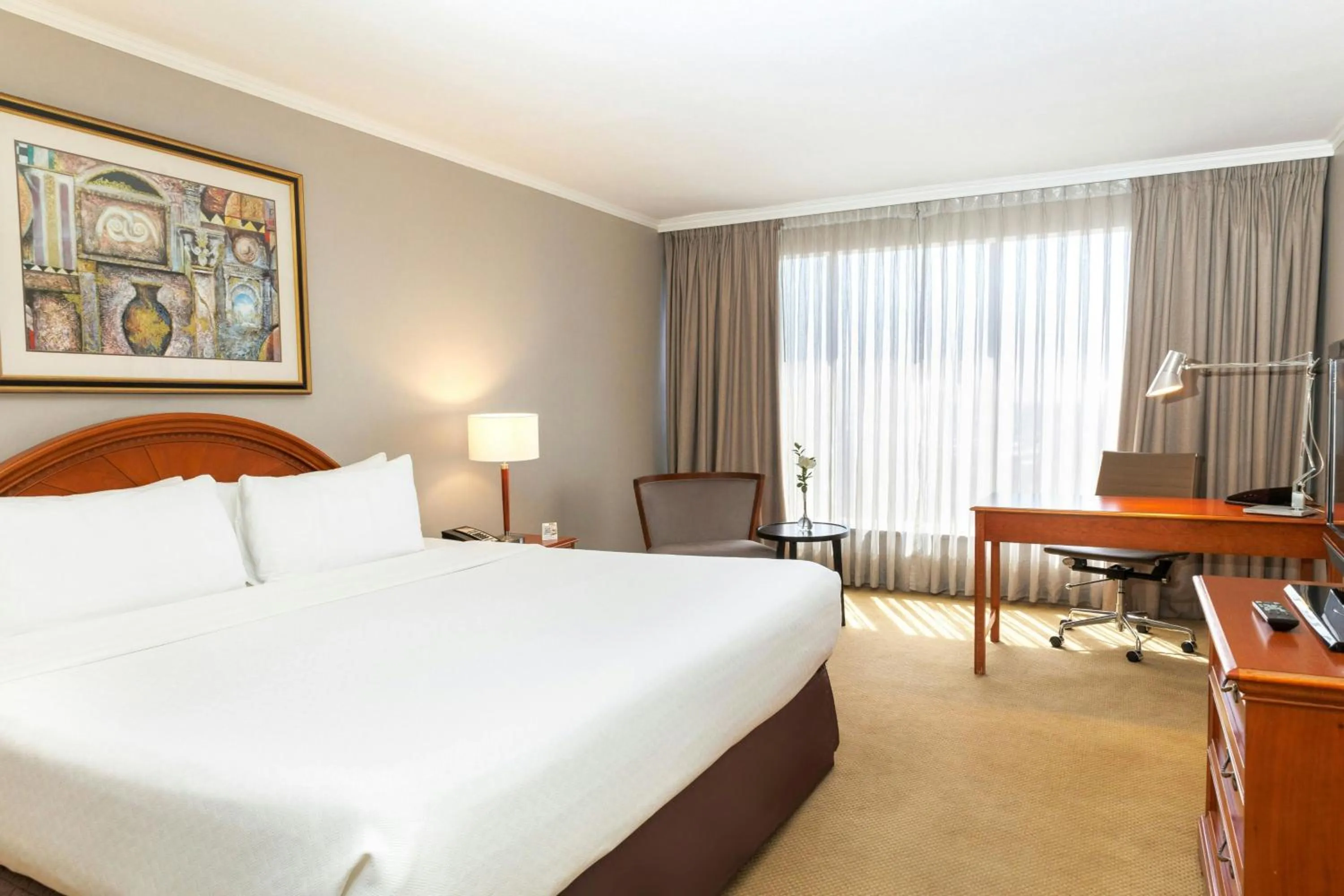 Photo of the whole room, Bed in Hotel Plaza Santiago