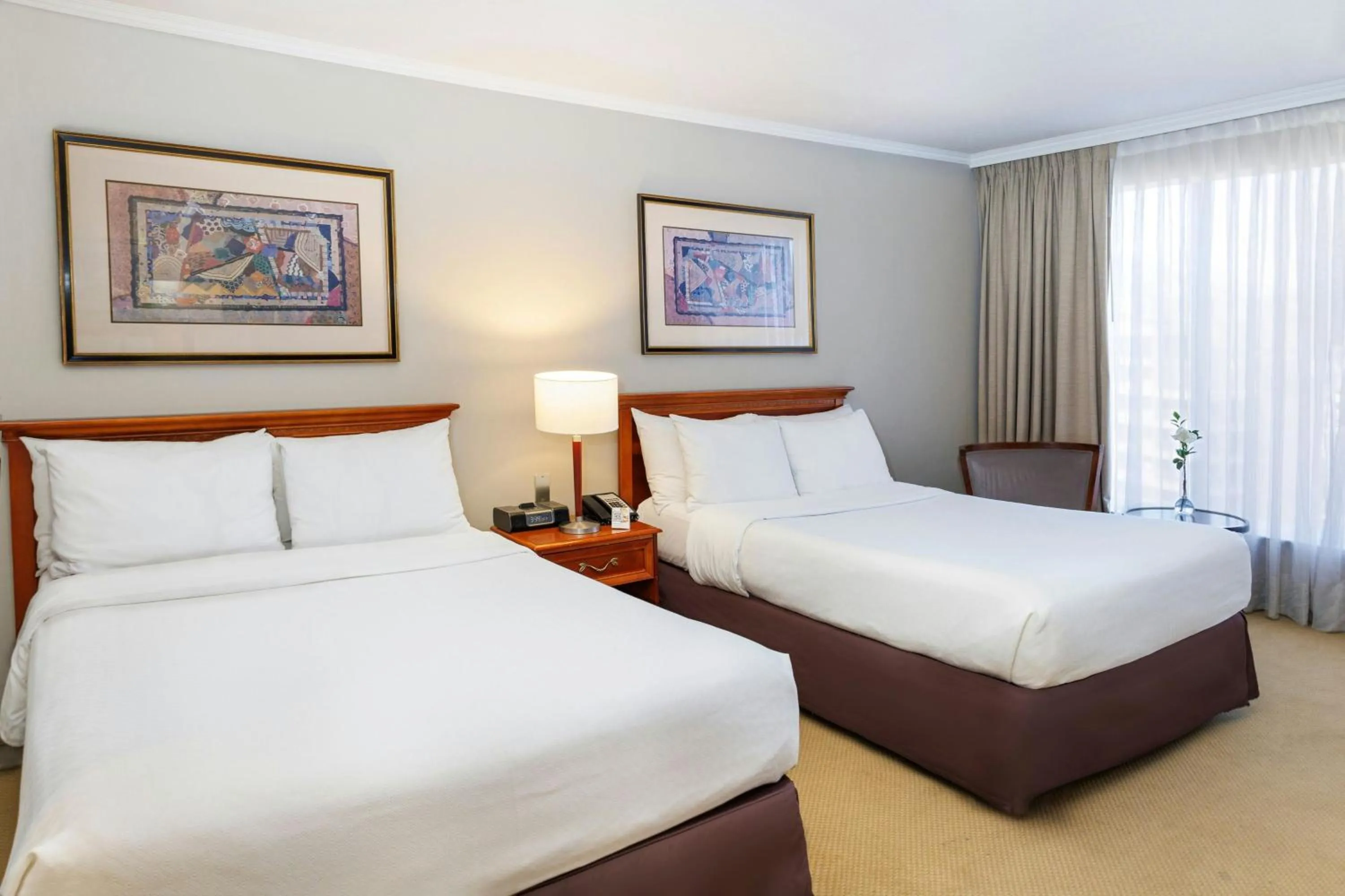 Bedroom, Bed in Hotel Plaza Santiago