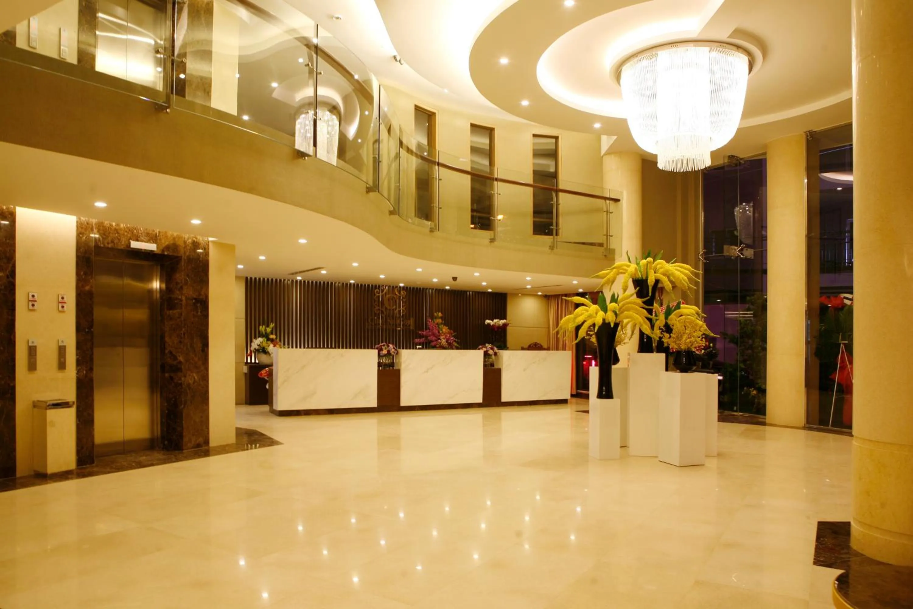 Lobby or reception in Ciao SaiGon Hotel & Spa