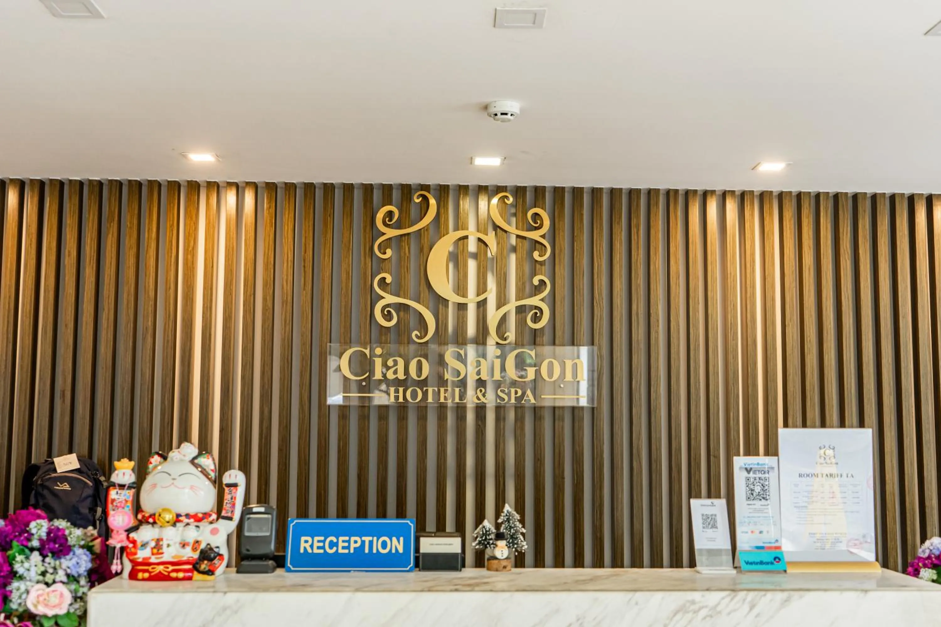 Lobby or reception in Ciao SaiGon Hotel & Spa