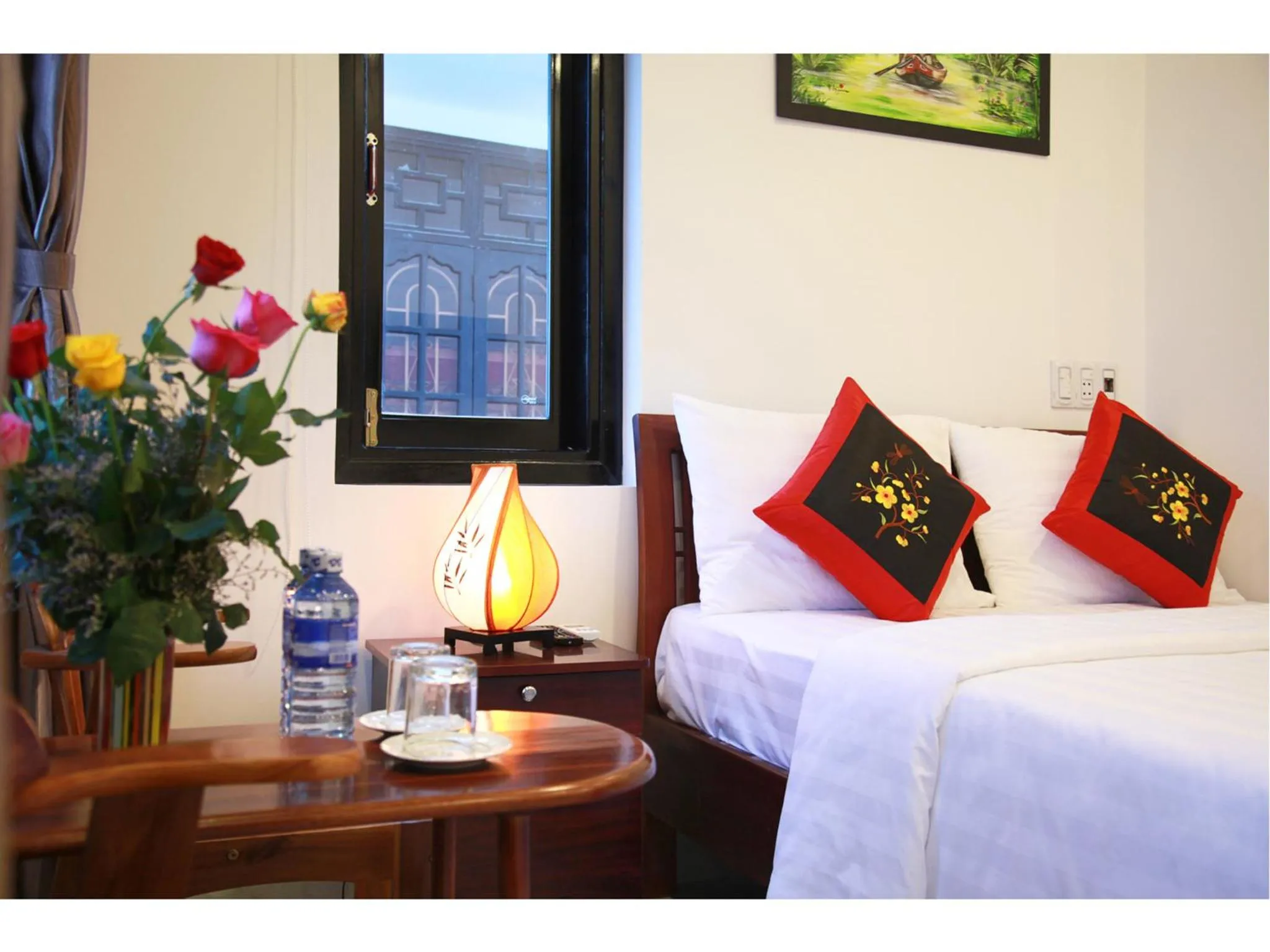 Decorative detail, Bed in Sunny Garden Homestay