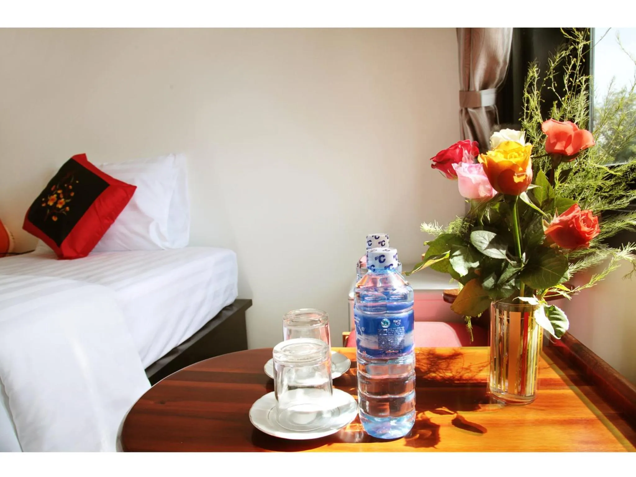 Decorative detail, Bed in Sunny Garden Homestay