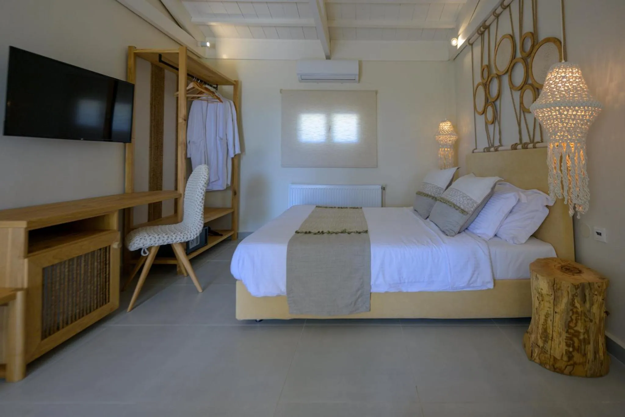 Bed in Oikies Small Elegant Houses