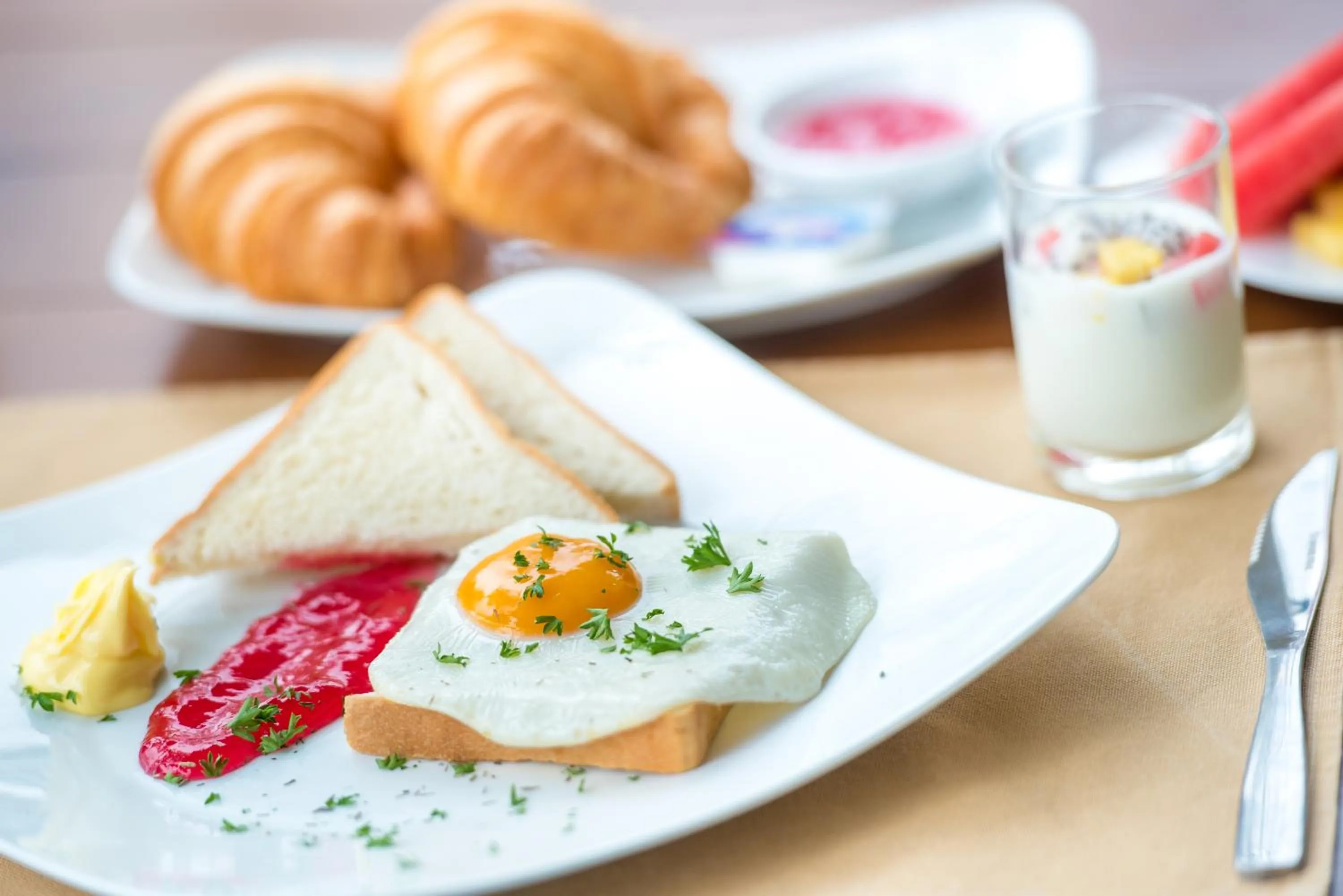 Buffet breakfast in Dream Hotel and Apartment