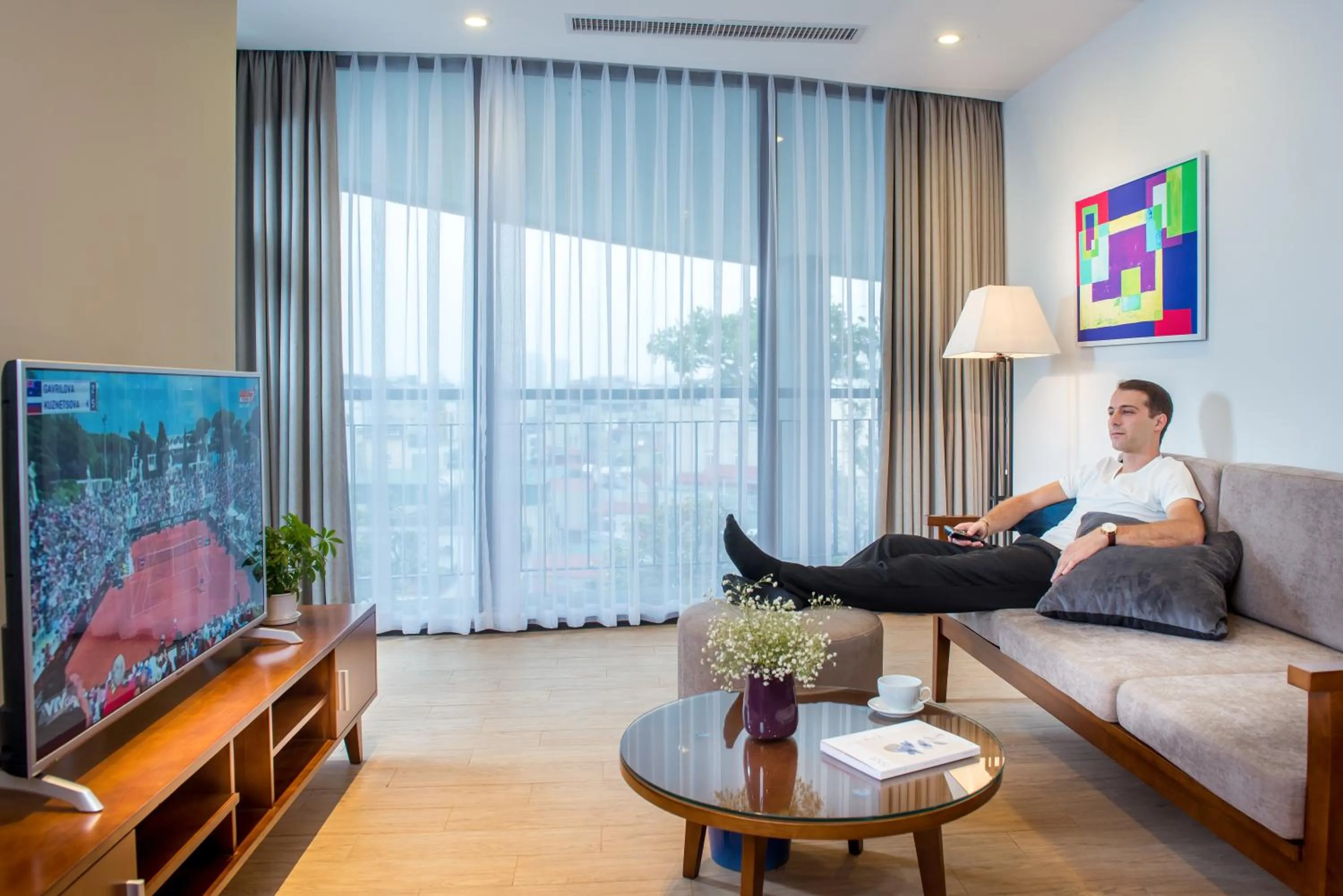 Living room in Dream Hotel and Apartment