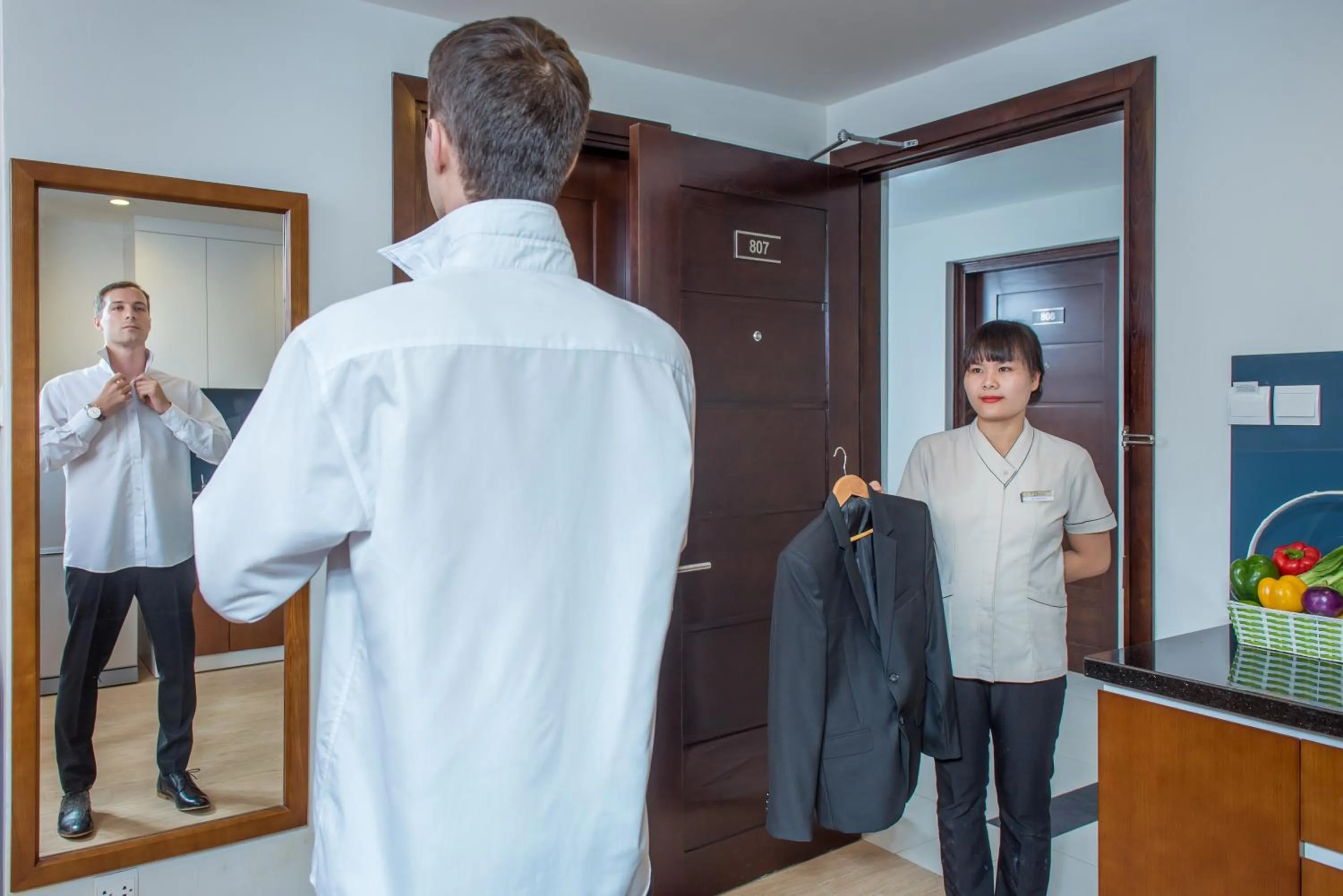 Staff in Dream Hotel and Apartment