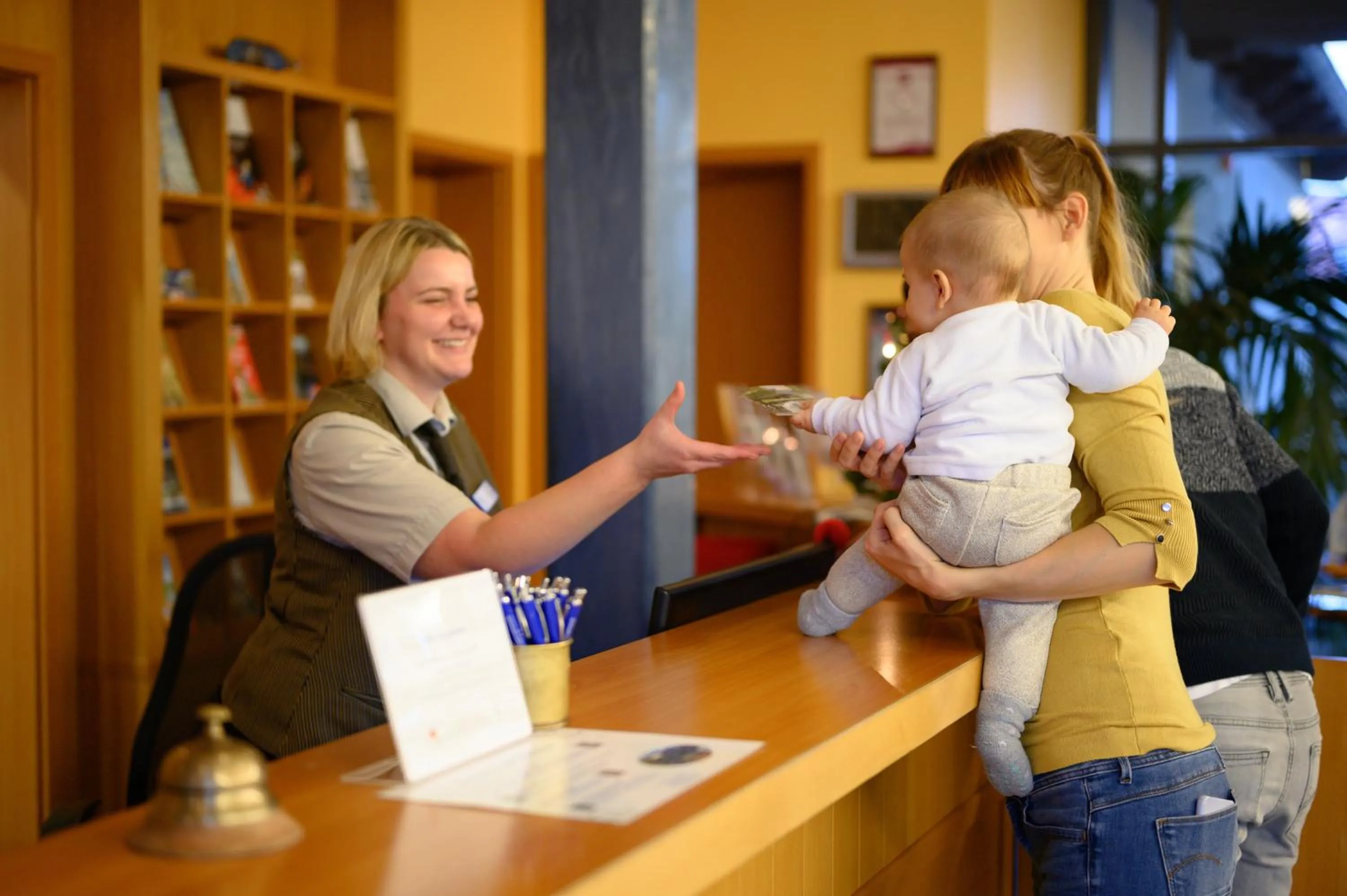 Lobby or reception in Familien Wellness Hotel Seeklause mit großem Abenteuerspielplatz "Piraten-Insel-Usedom" Kinder immer All-Inklusive & Getränke ganztags inklusive