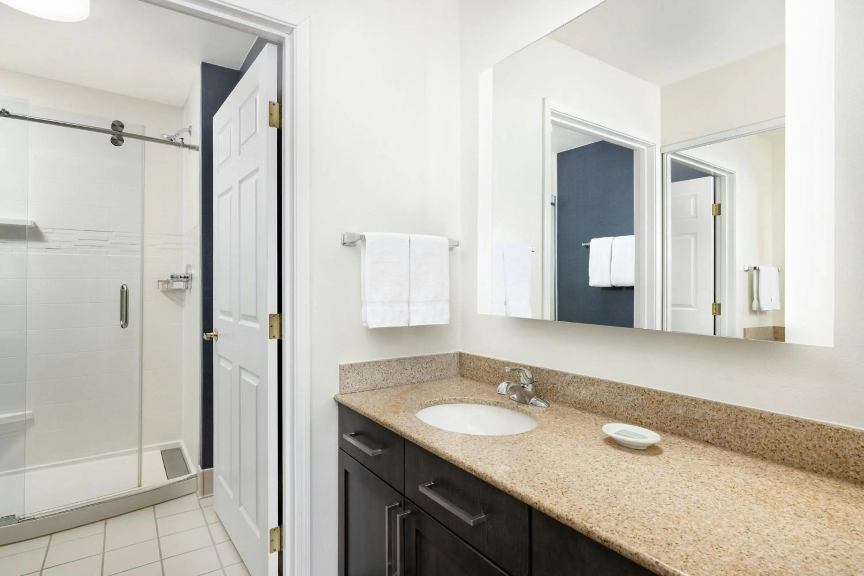 Bathroom in Residence Inn Des Moines West at Jordan Creek Town Center