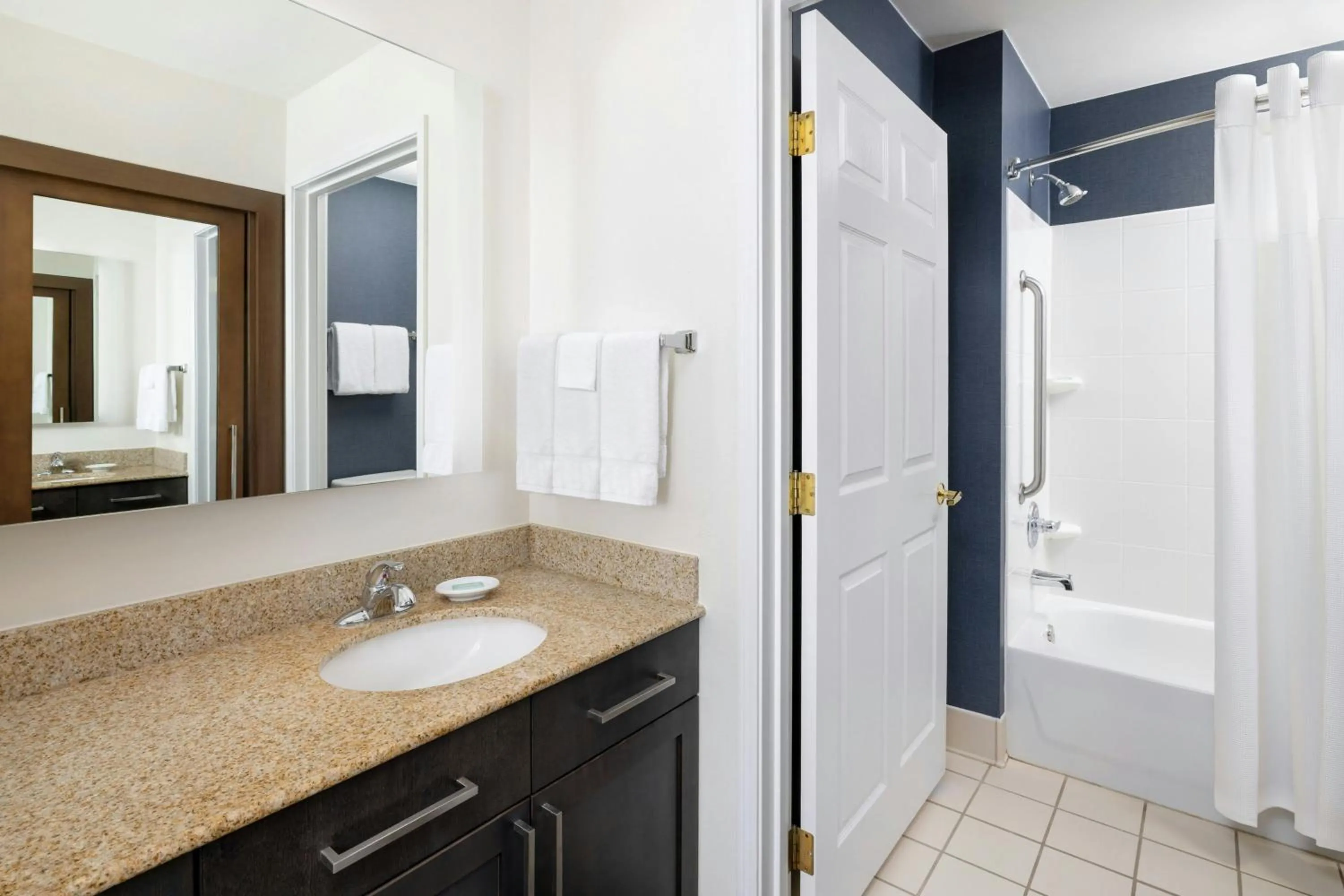 Bathroom in Residence Inn Des Moines West at Jordan Creek Town Center