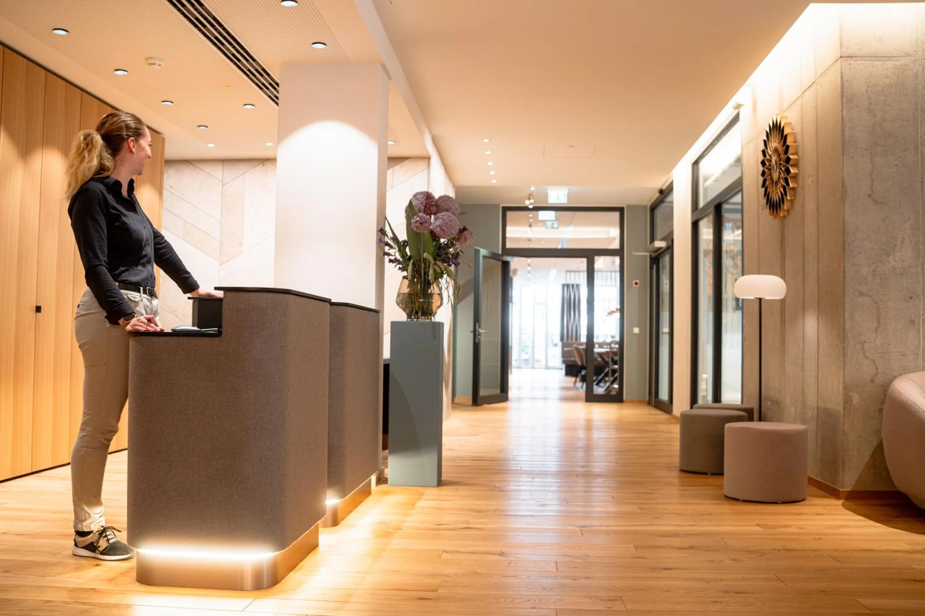 Lobby or reception in Hotel Deutsches Haus