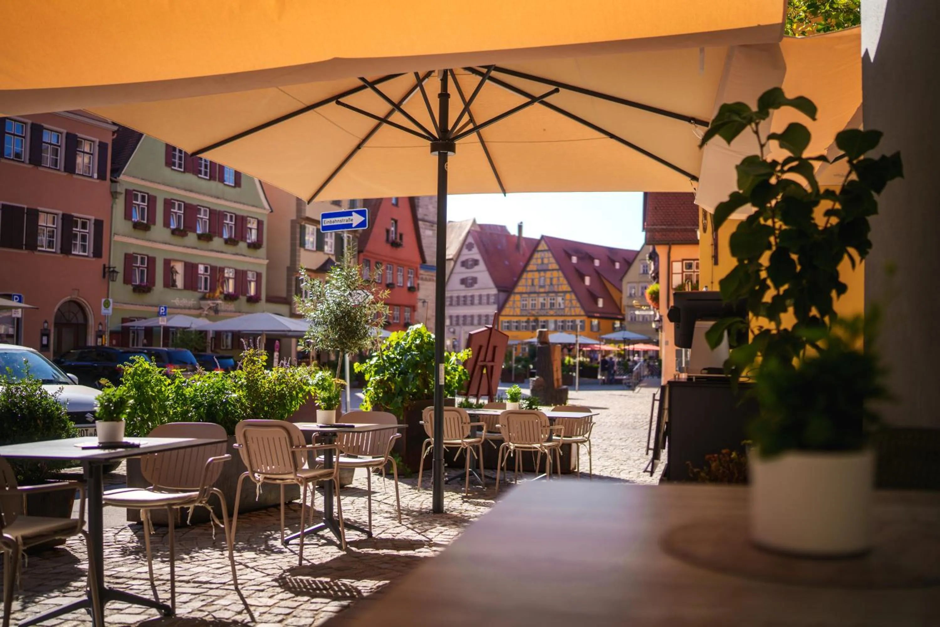 Garden in Hotel Deutsches Haus