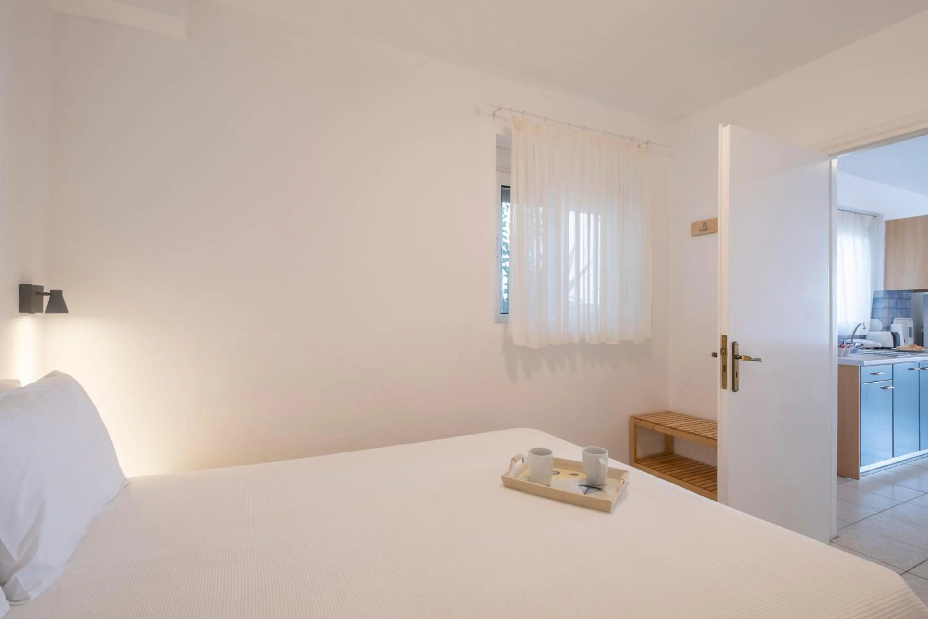 Bedroom, Bed in Meli Apartments & Villas