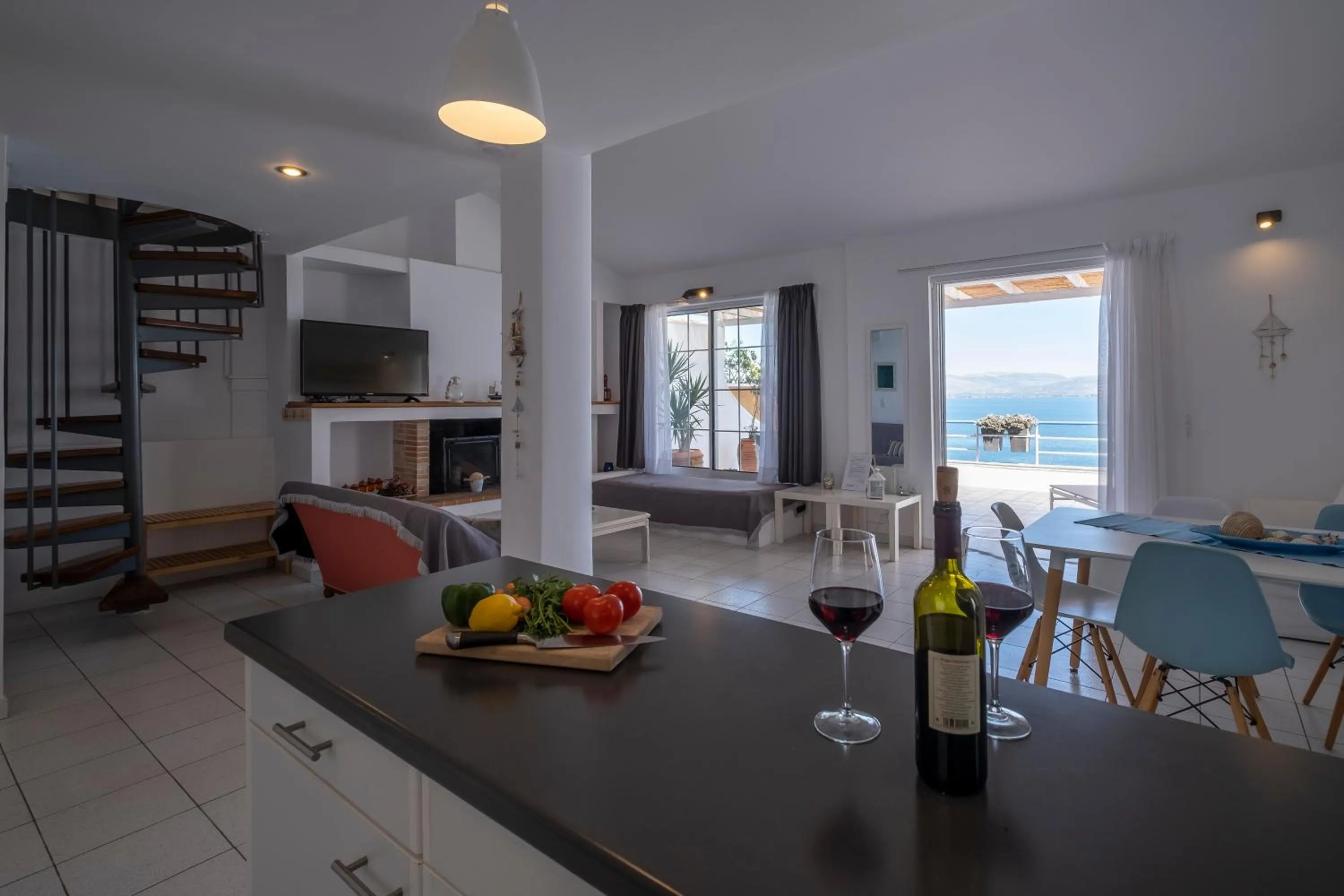 Living room in Meli Apartments & Villas