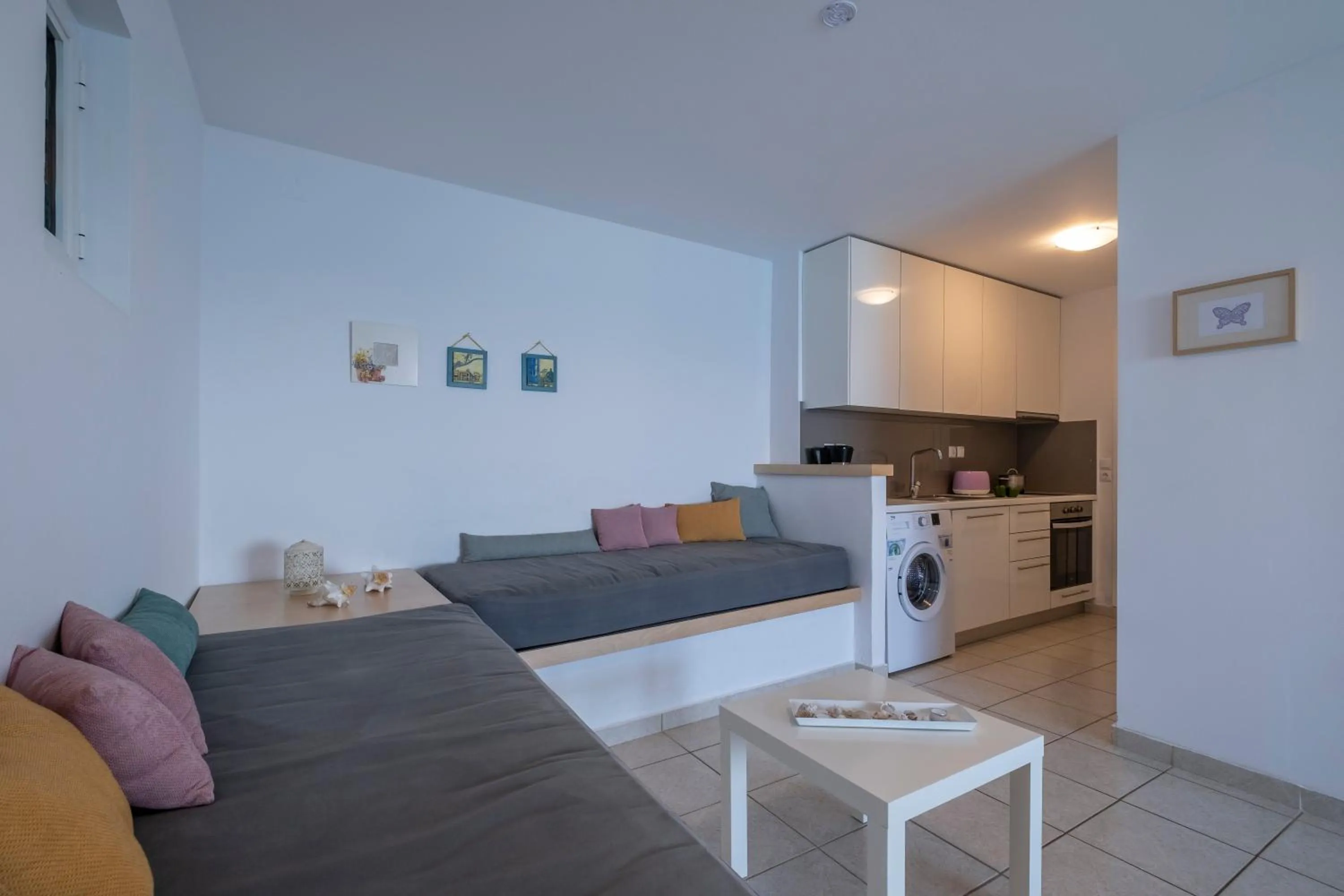 Kitchen or kitchenette in Meli Apartments & Villas