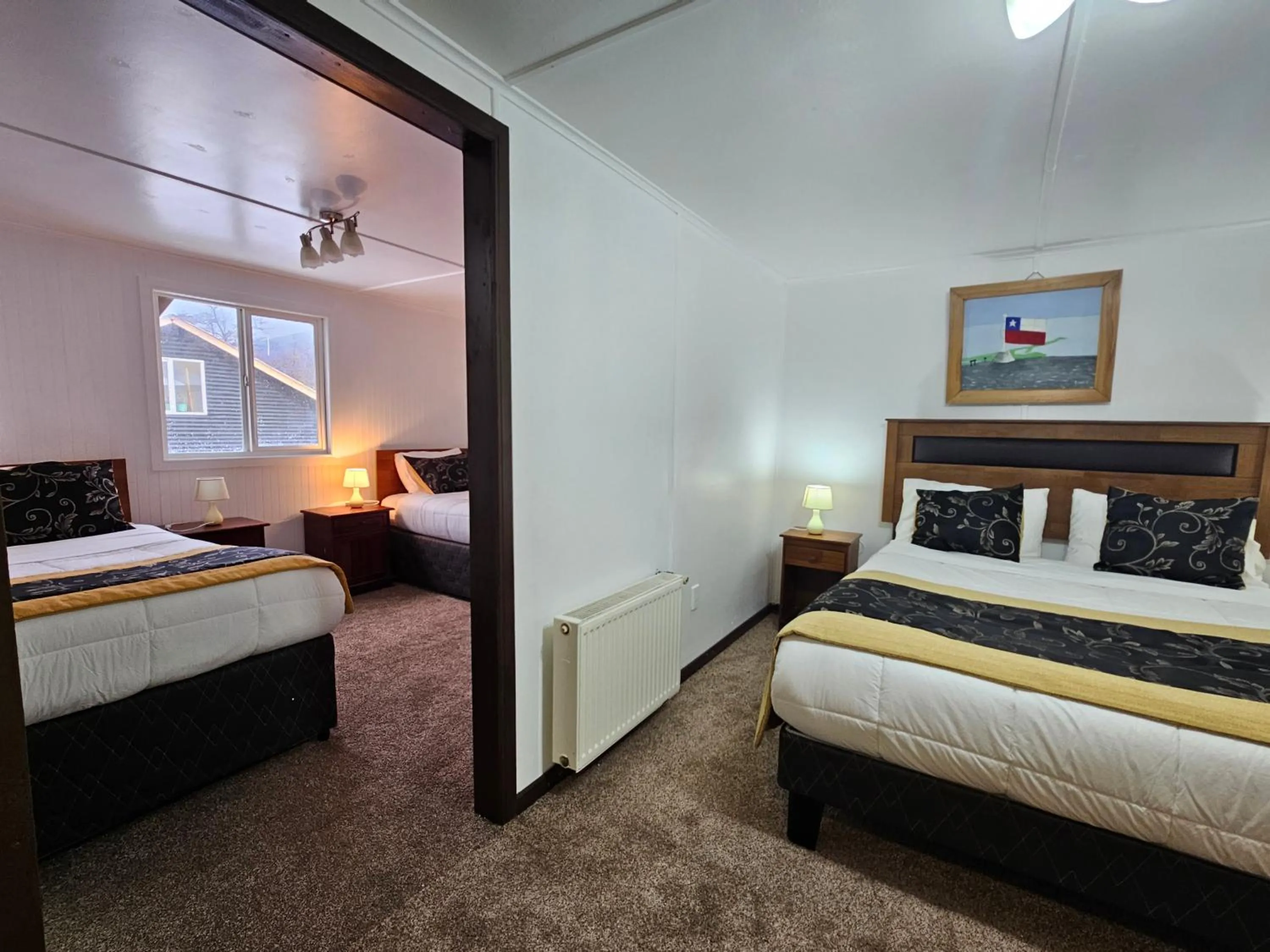 Bed in Hotel Forjadores del Cabo de Hornos