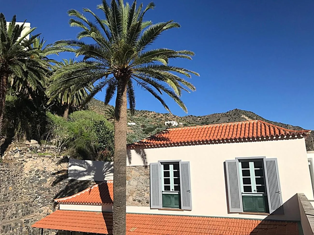 Garden view in Hotel Rural Triana