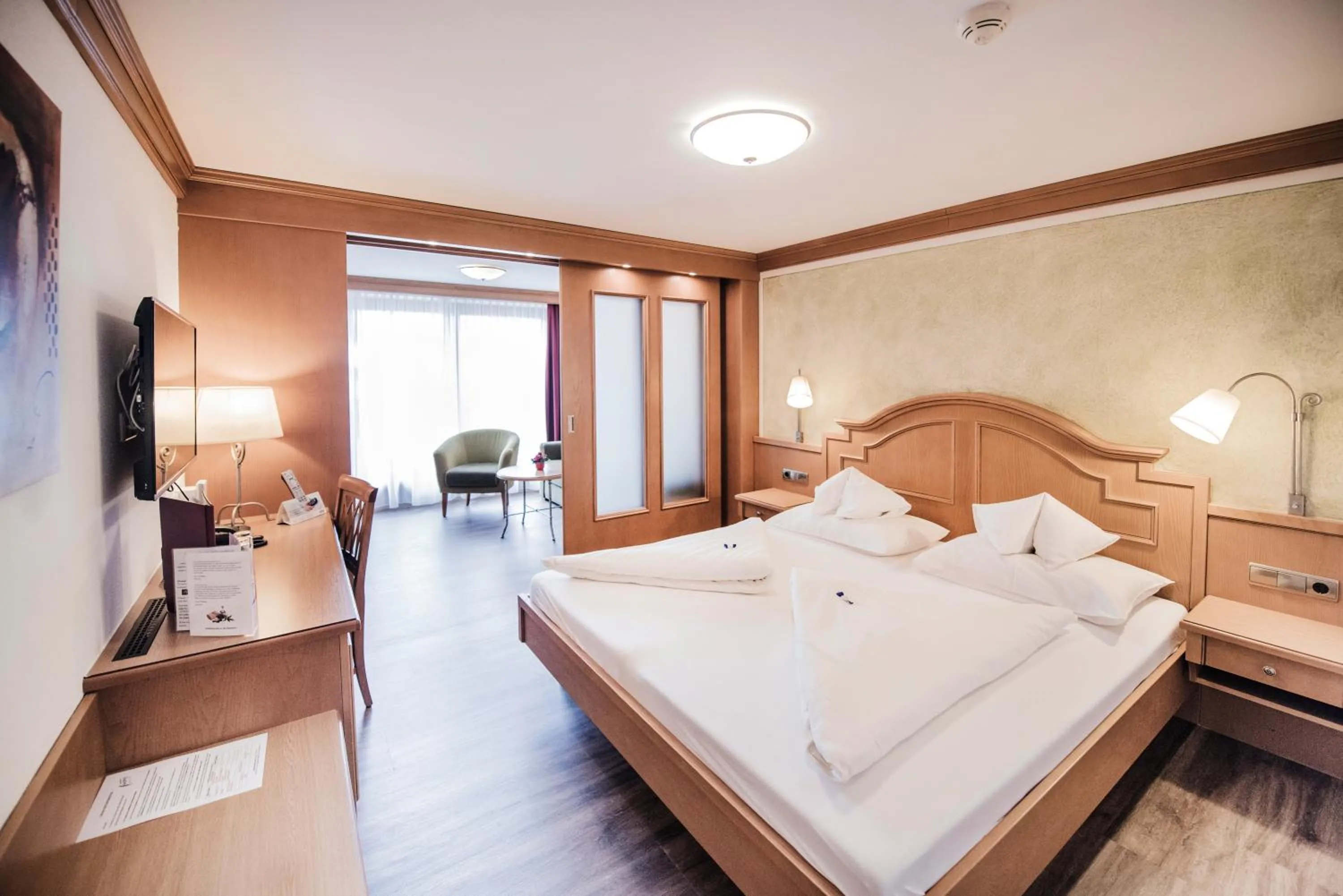 Bed in Alpinhotel Berghaus spa