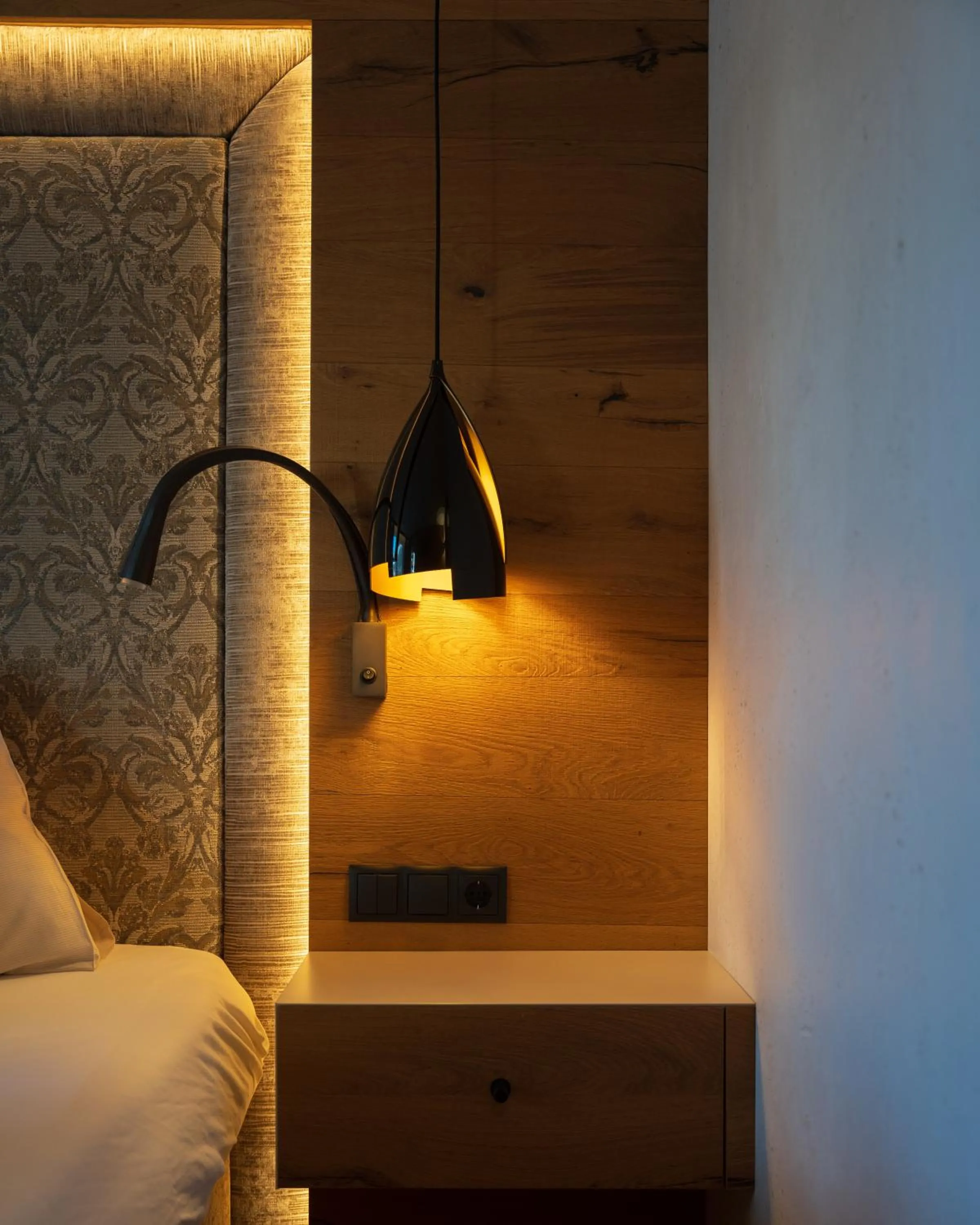 Bed in Alpinhotel Berghaus spa