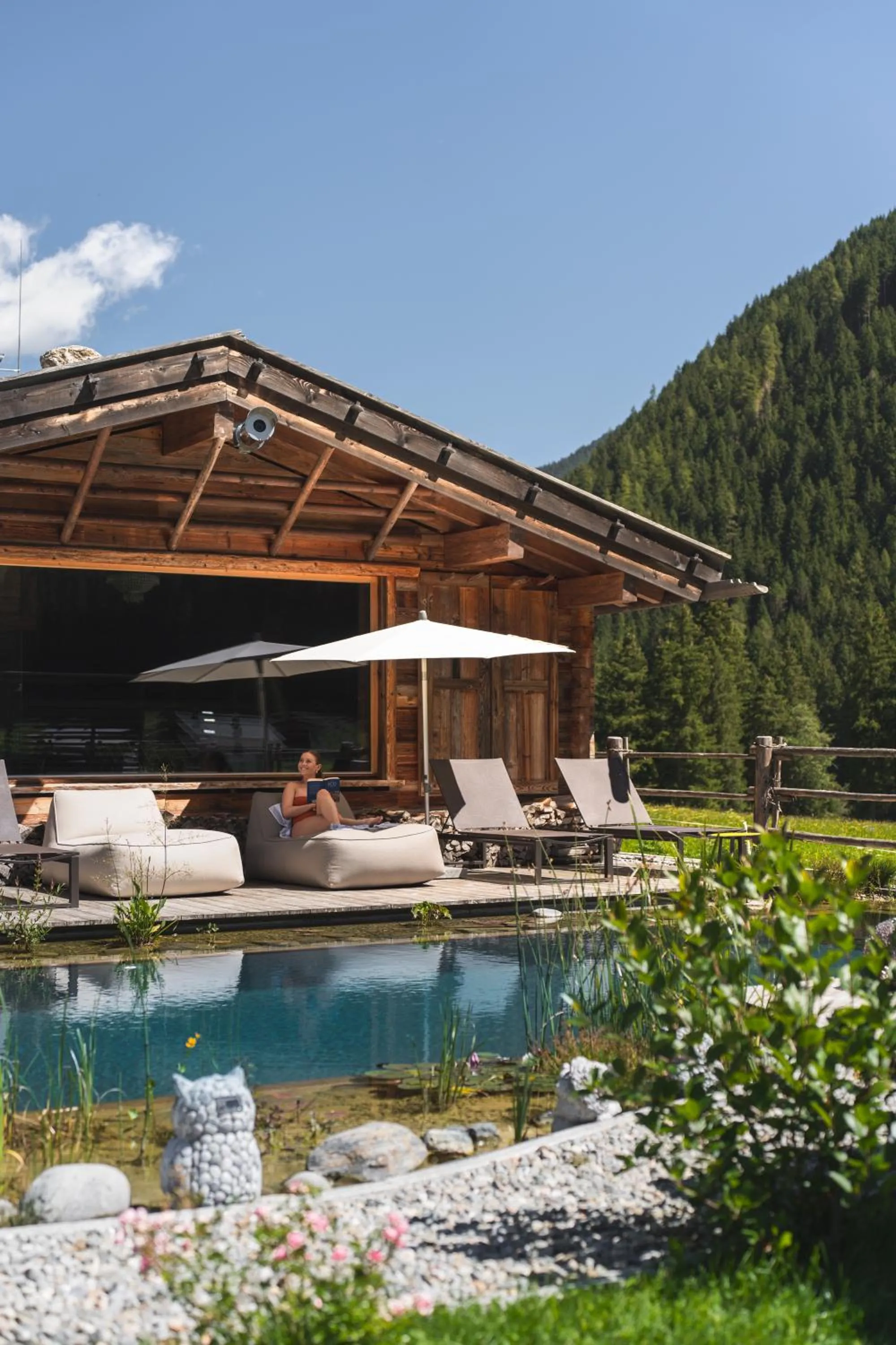 Garden in Alpinhotel Berghaus spa