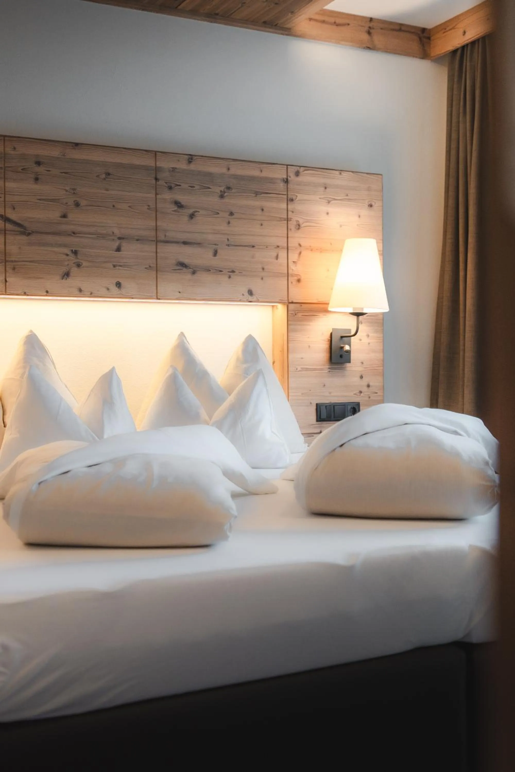 Bed in Alpinhotel Berghaus spa