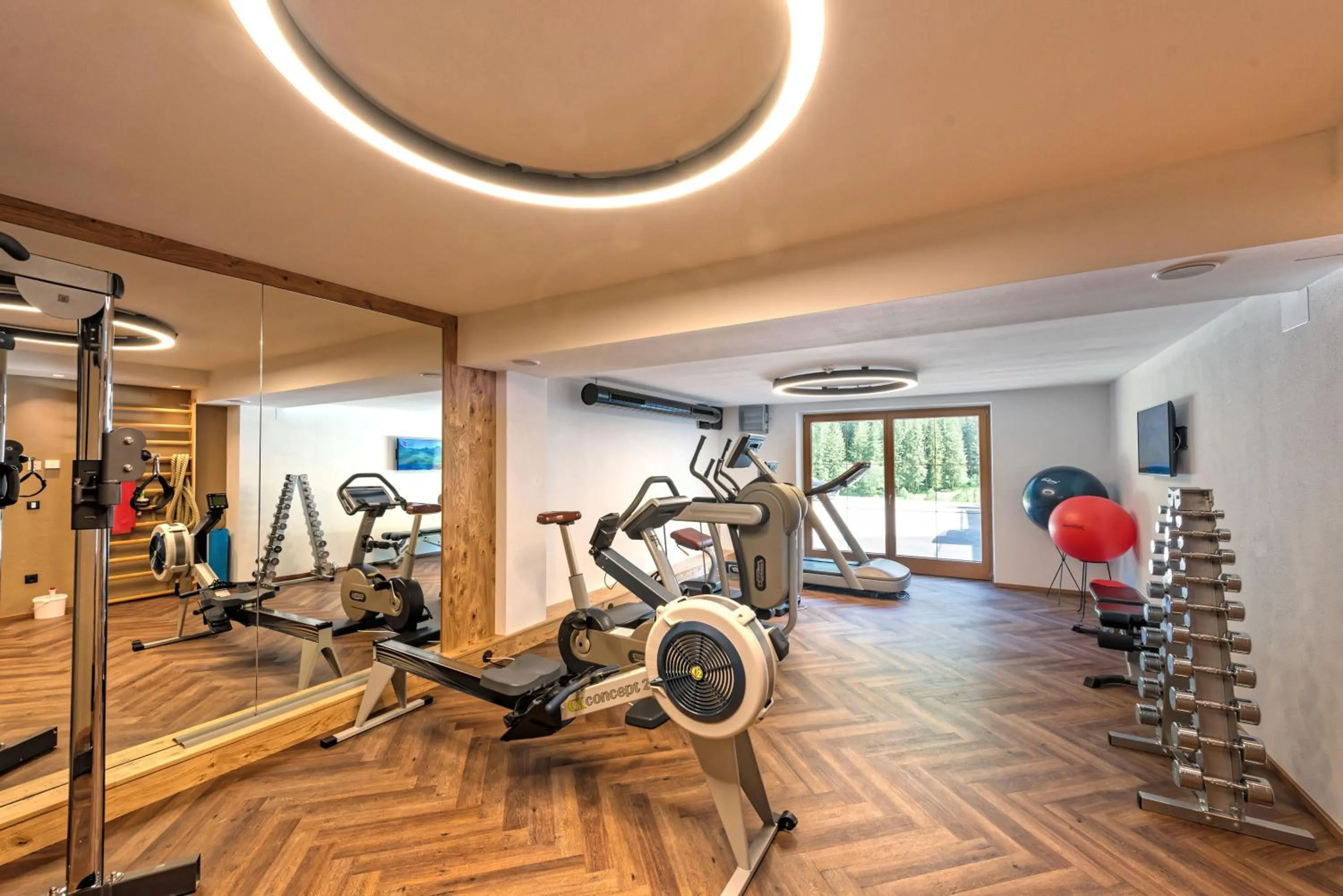 Fitness centre/facilities in Alpinhotel Berghaus spa