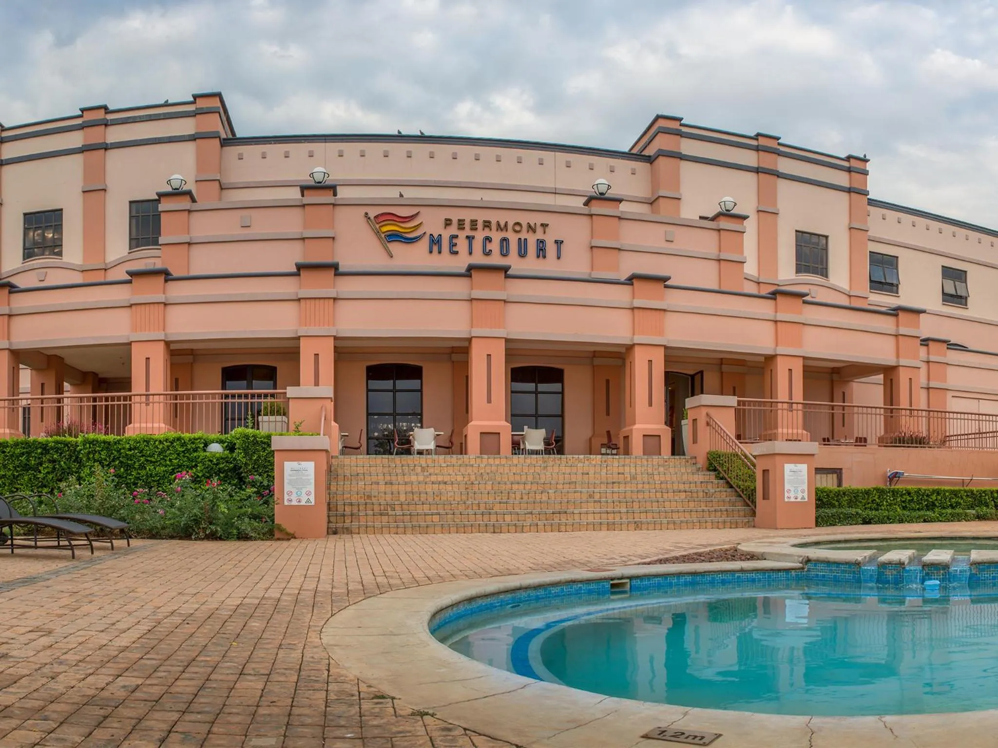 Swimming pool in Peermont Metcourt at Rio, Klerksdorp