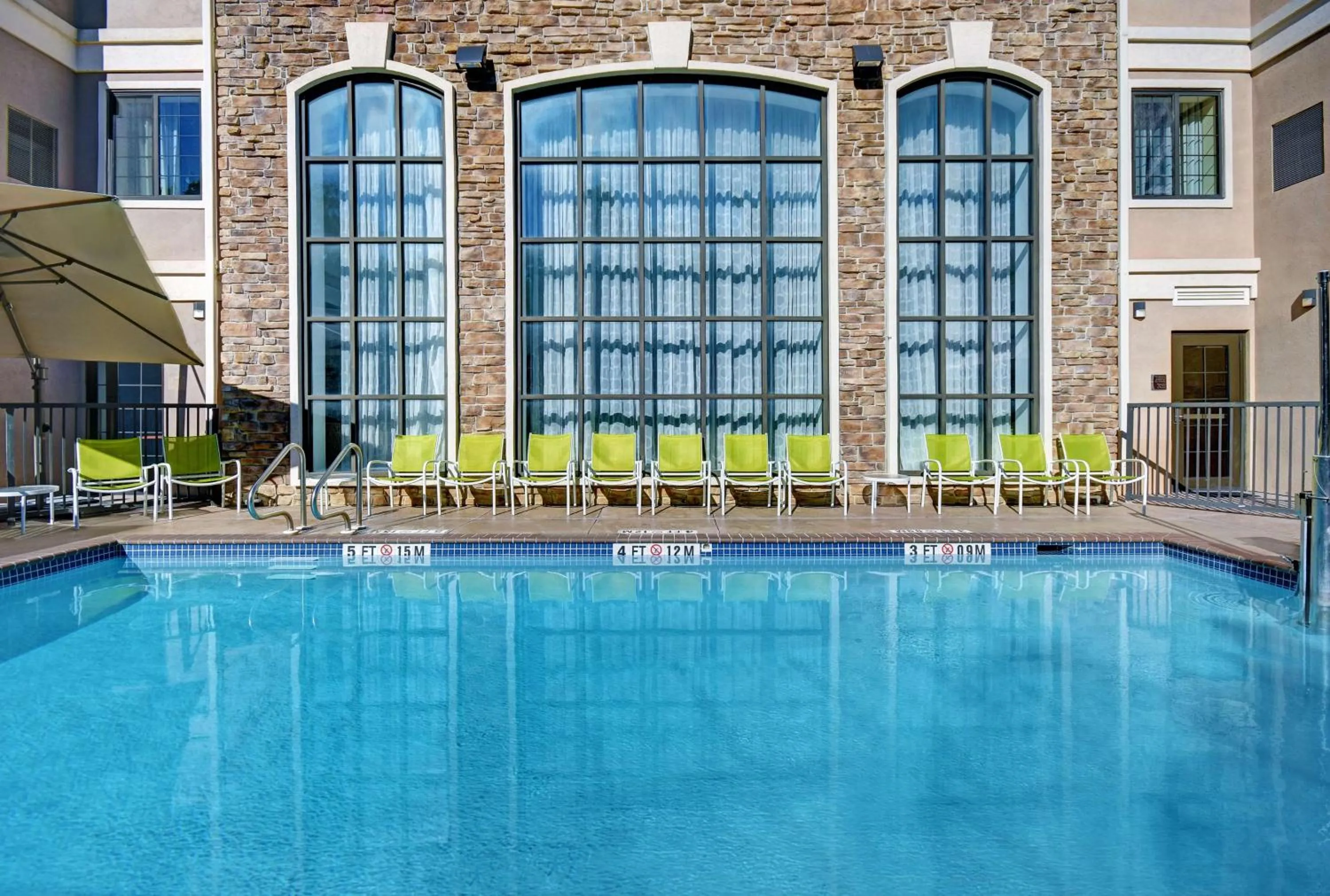 Pool view in Homewood Suites by Hilton Eatontown