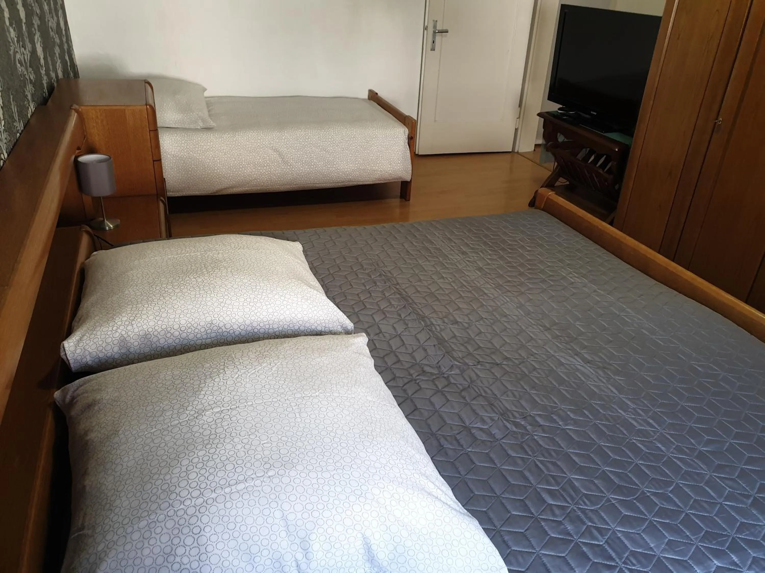 Bed in Gästewohnung