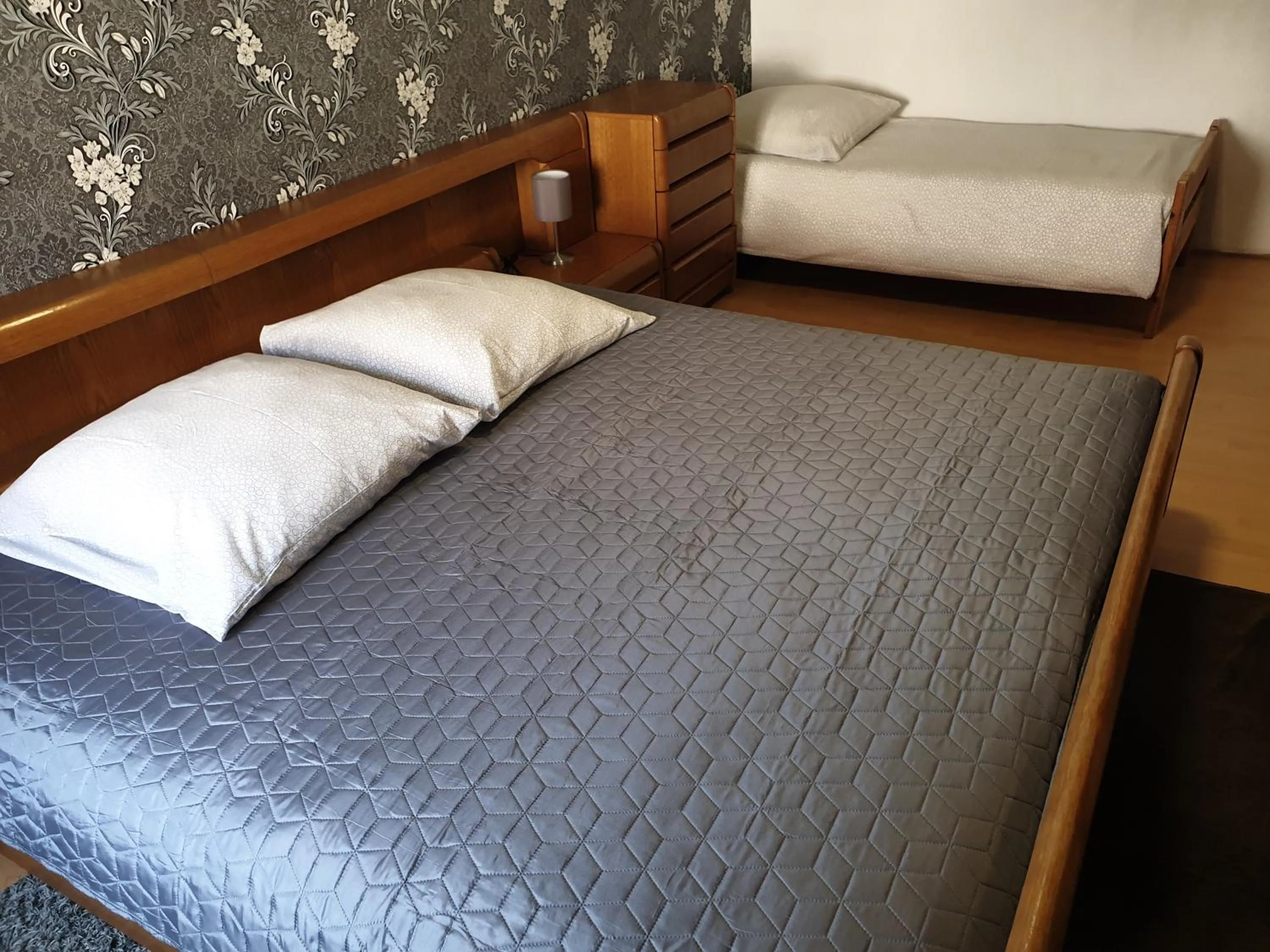 Bed in Gästewohnung