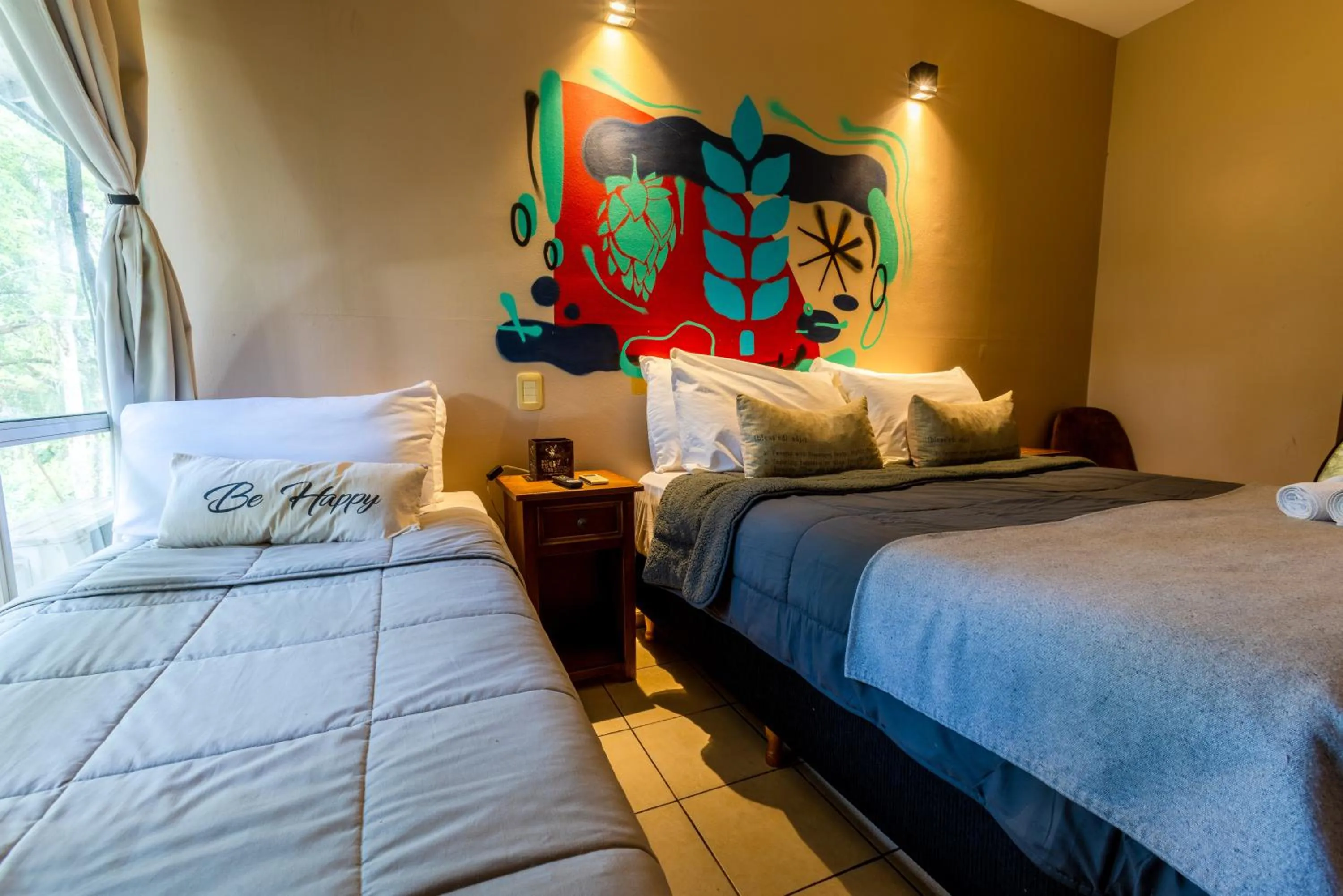 Bedroom, Bed in Beer Hotel Iguazú