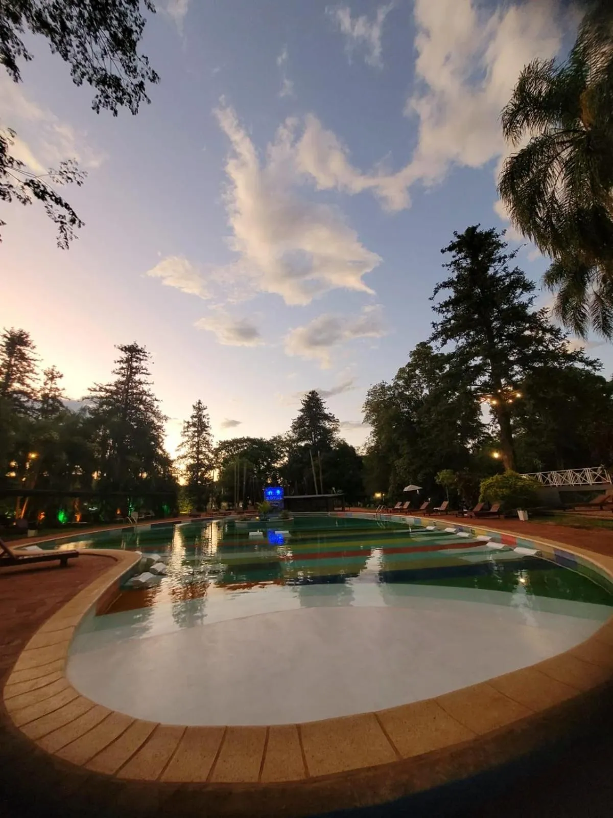 Swimming pool in Beer Hotel Iguazú