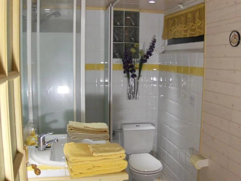 Shower in Chambre d'hôtes Au Canal