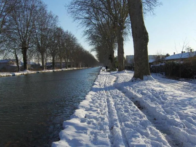 Winter in Chambre d'hôtes Au Canal