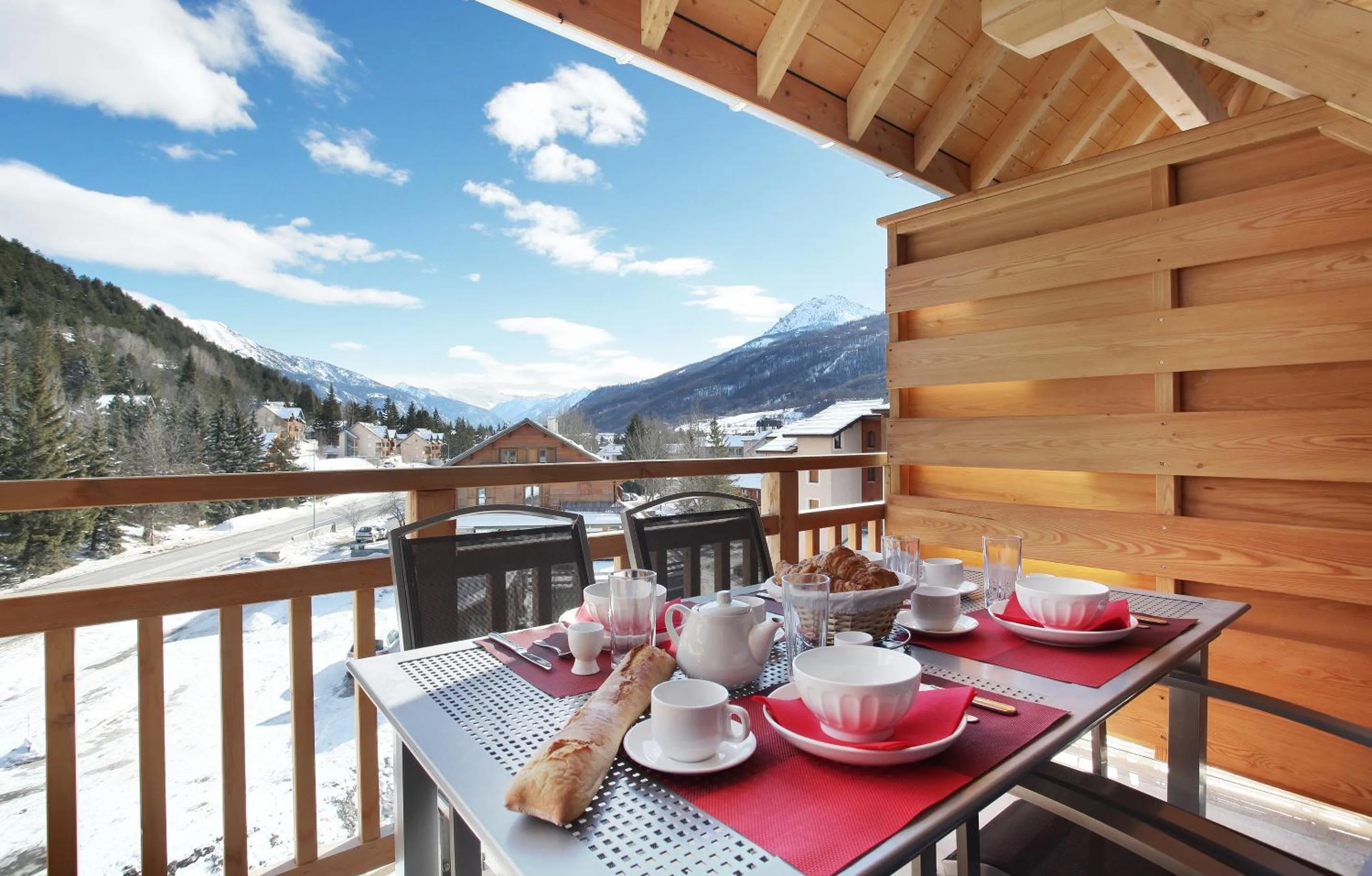 Balcony/Terrace in Résidence Odalys Aquisana