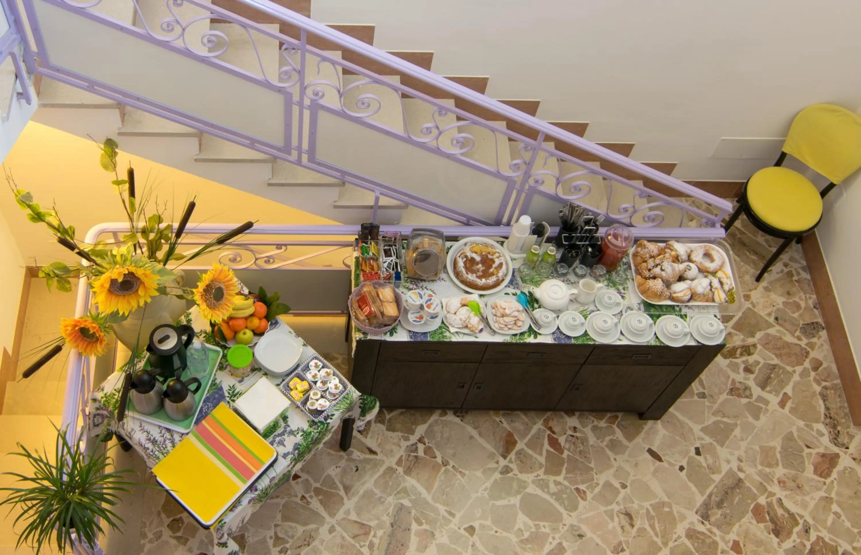 Patio in B&B Alighieri 21