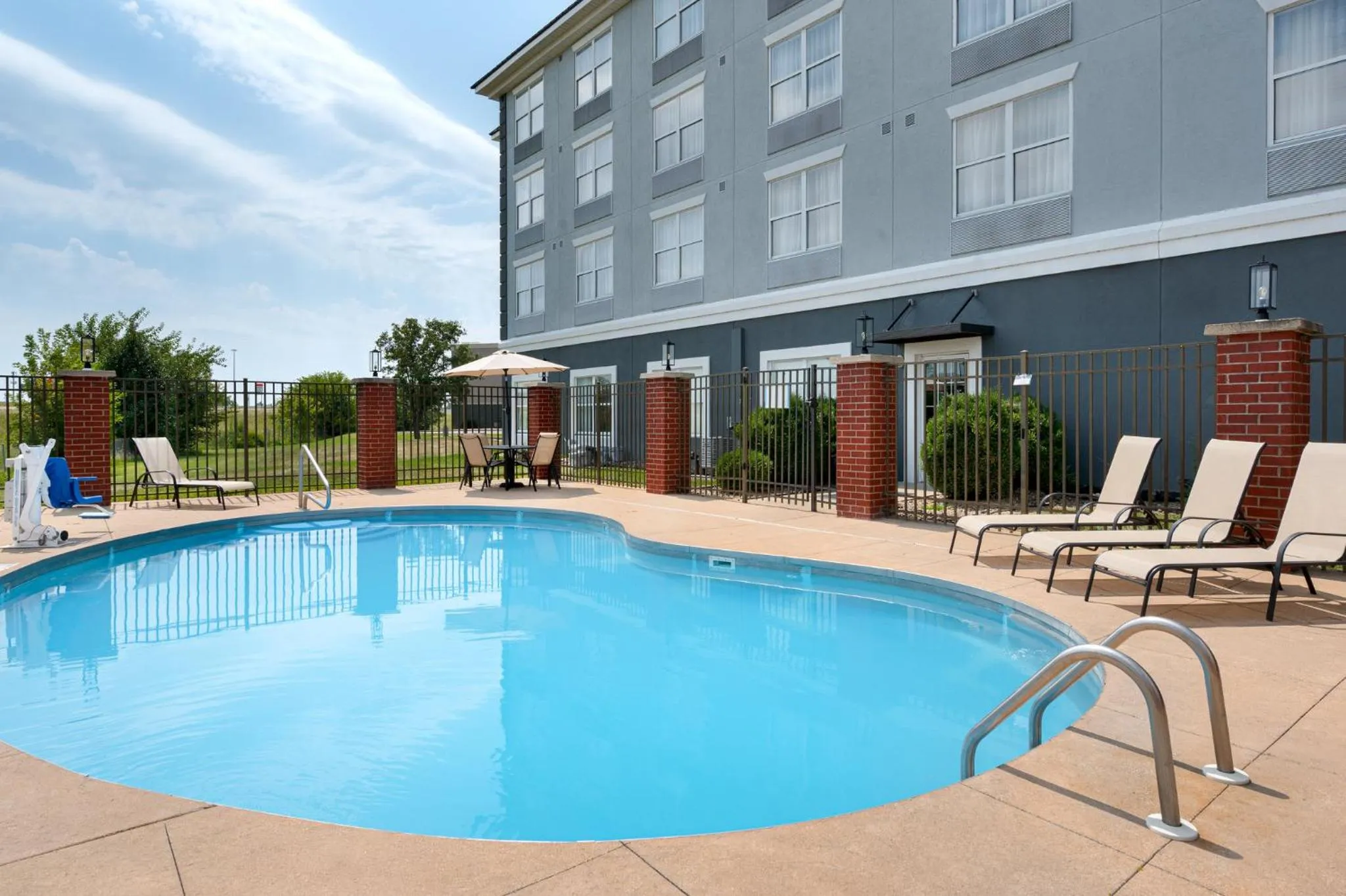 Swimming pool in Garner Hotel Evansville East by IHG