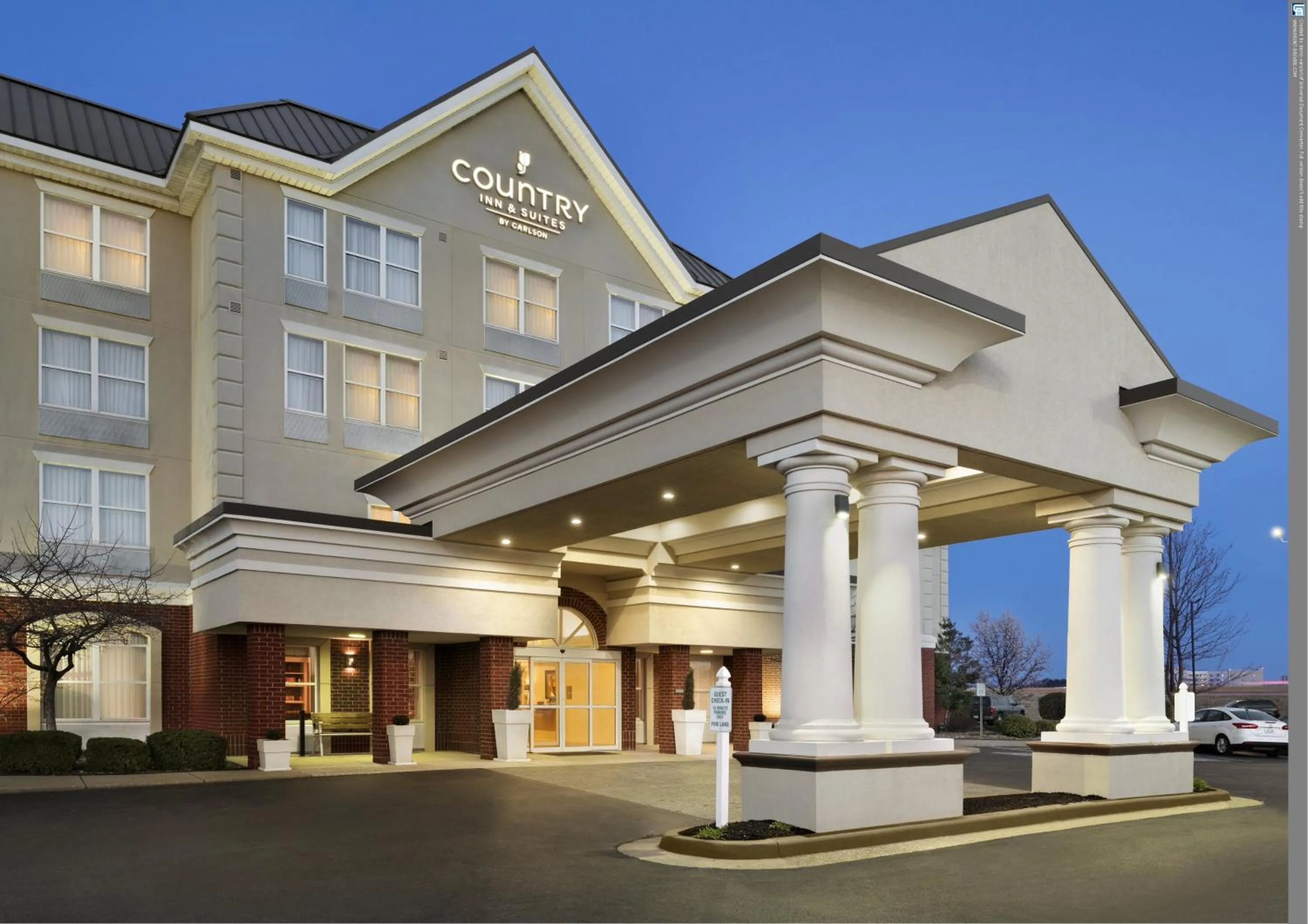 Facade/entrance in Country Inn & Suites by Radisson, Evansville, IN
