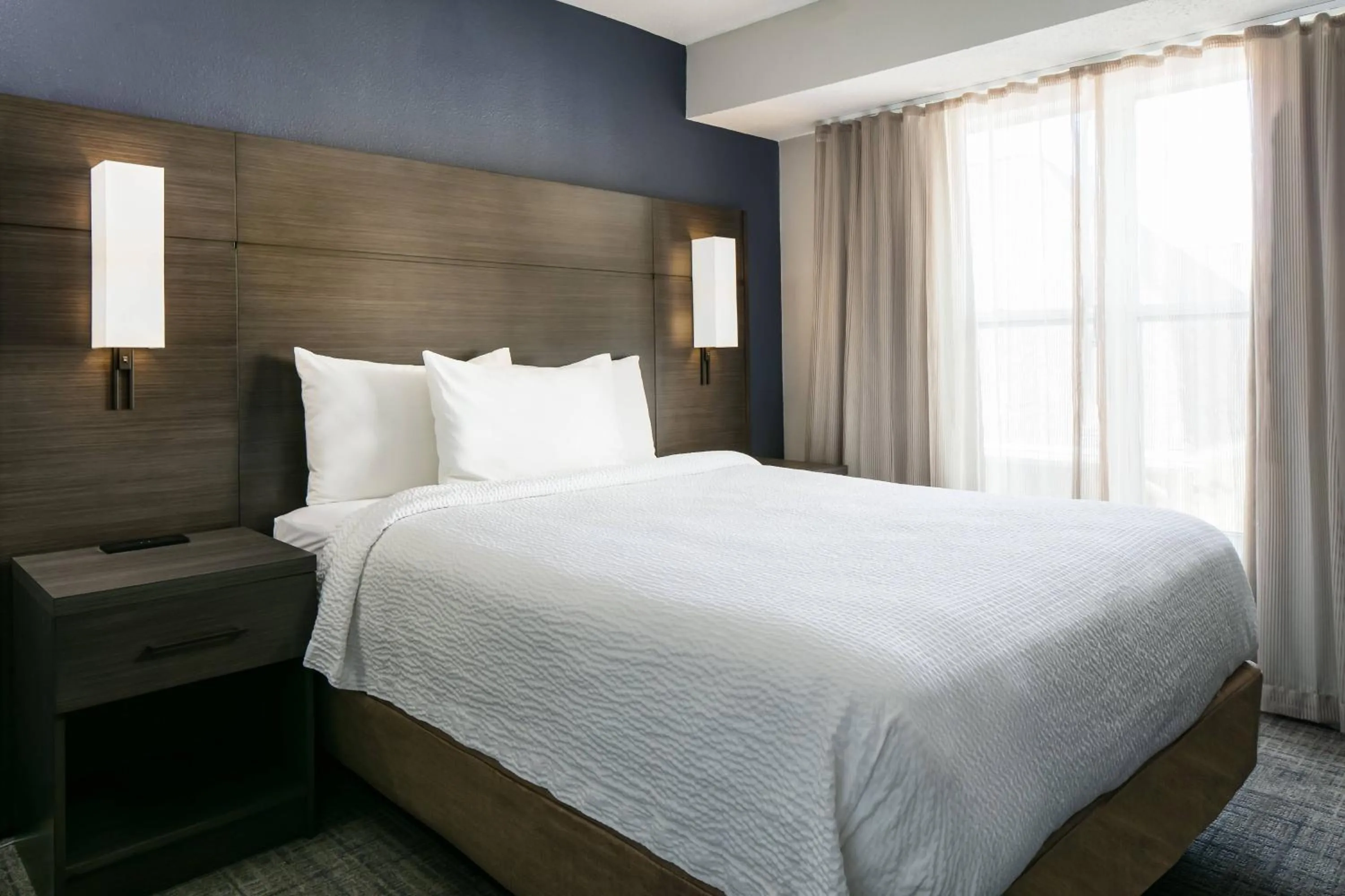 Bedroom, Bed in Residence Inn by Marriott Tulsa South