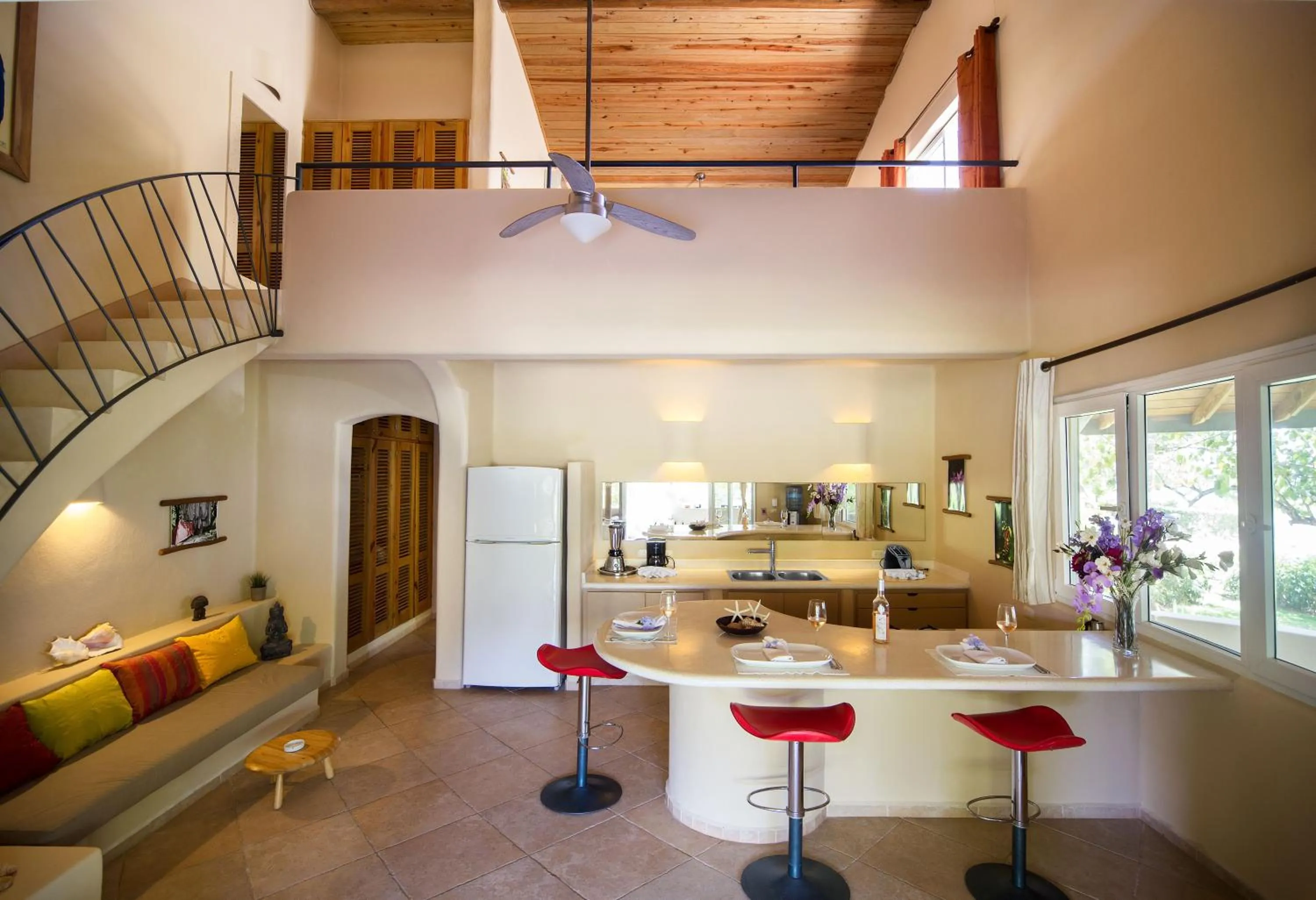 Kitchen or kitchenette in Hotel Alisei