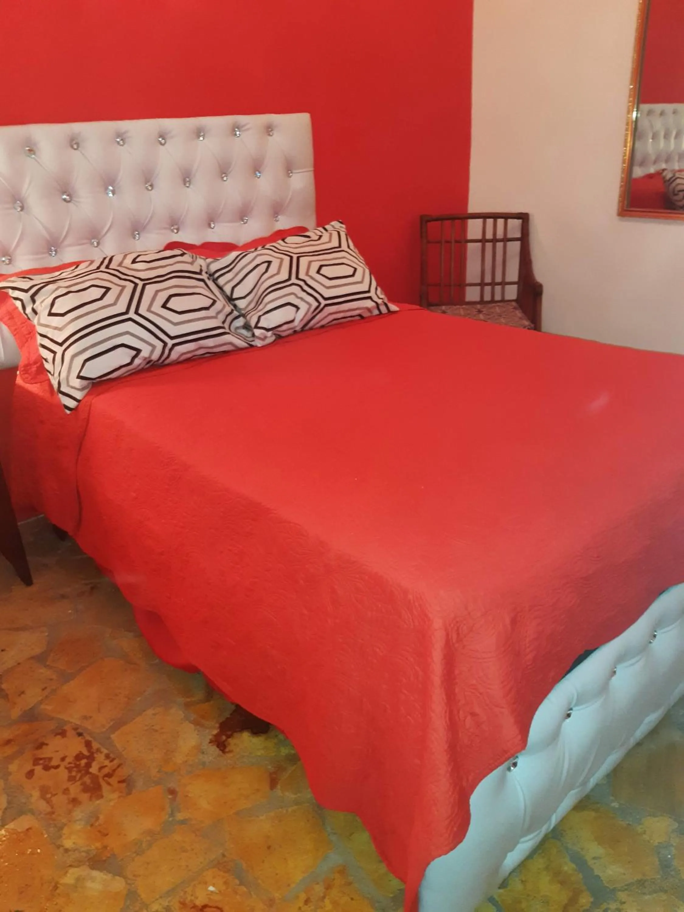 Bed in Hotel El Tronco Inc