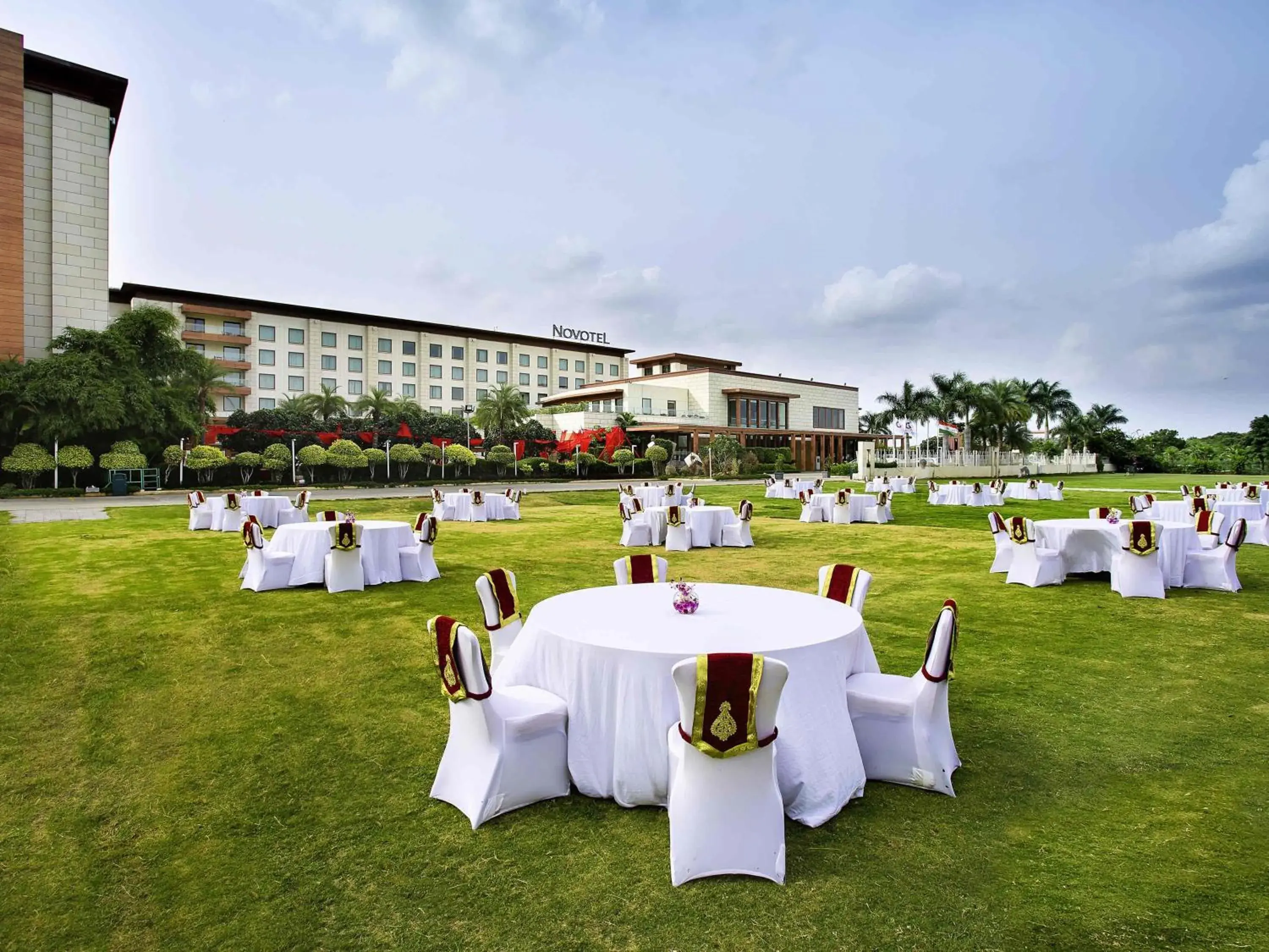 Premier King Bed with Pool View and Lounge Access - Happy Hours 6:30 PM to 8:30 PM in Novotel Hyderabad Airport Premier King Bed with Pool View and Lounge Access - Happy Hours 6:30 PM to 8:30 PM in Novotel Hyderabad Airport