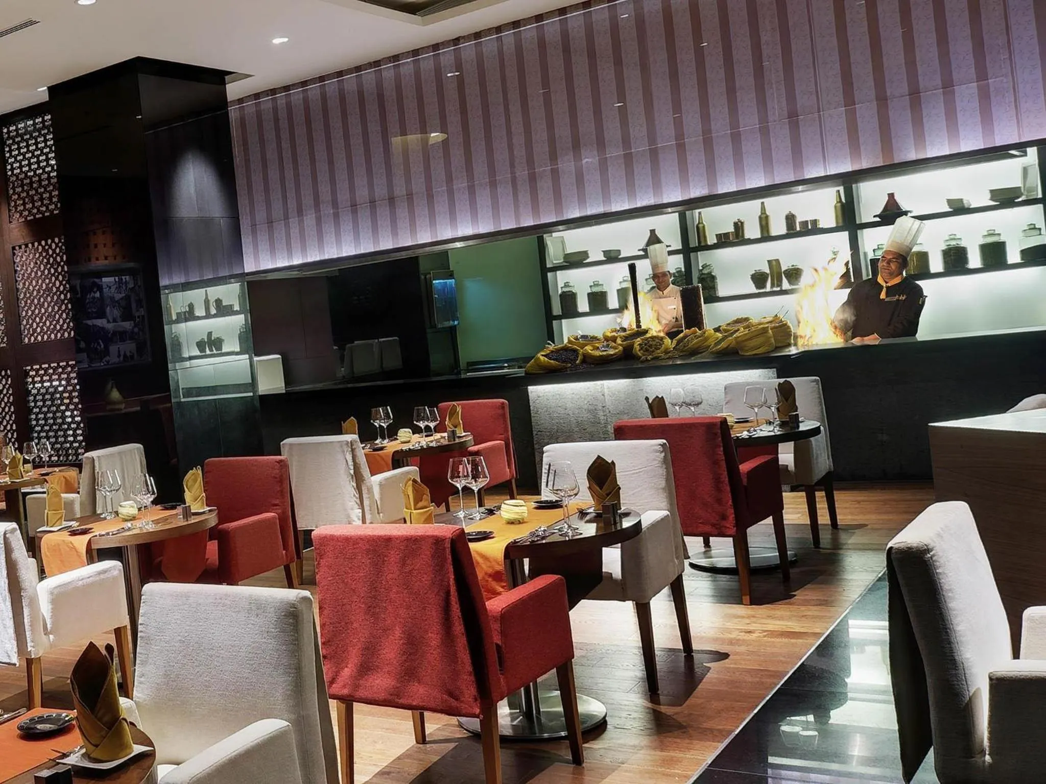 Restaurant/places to eat in Novotel Hyderabad Airport