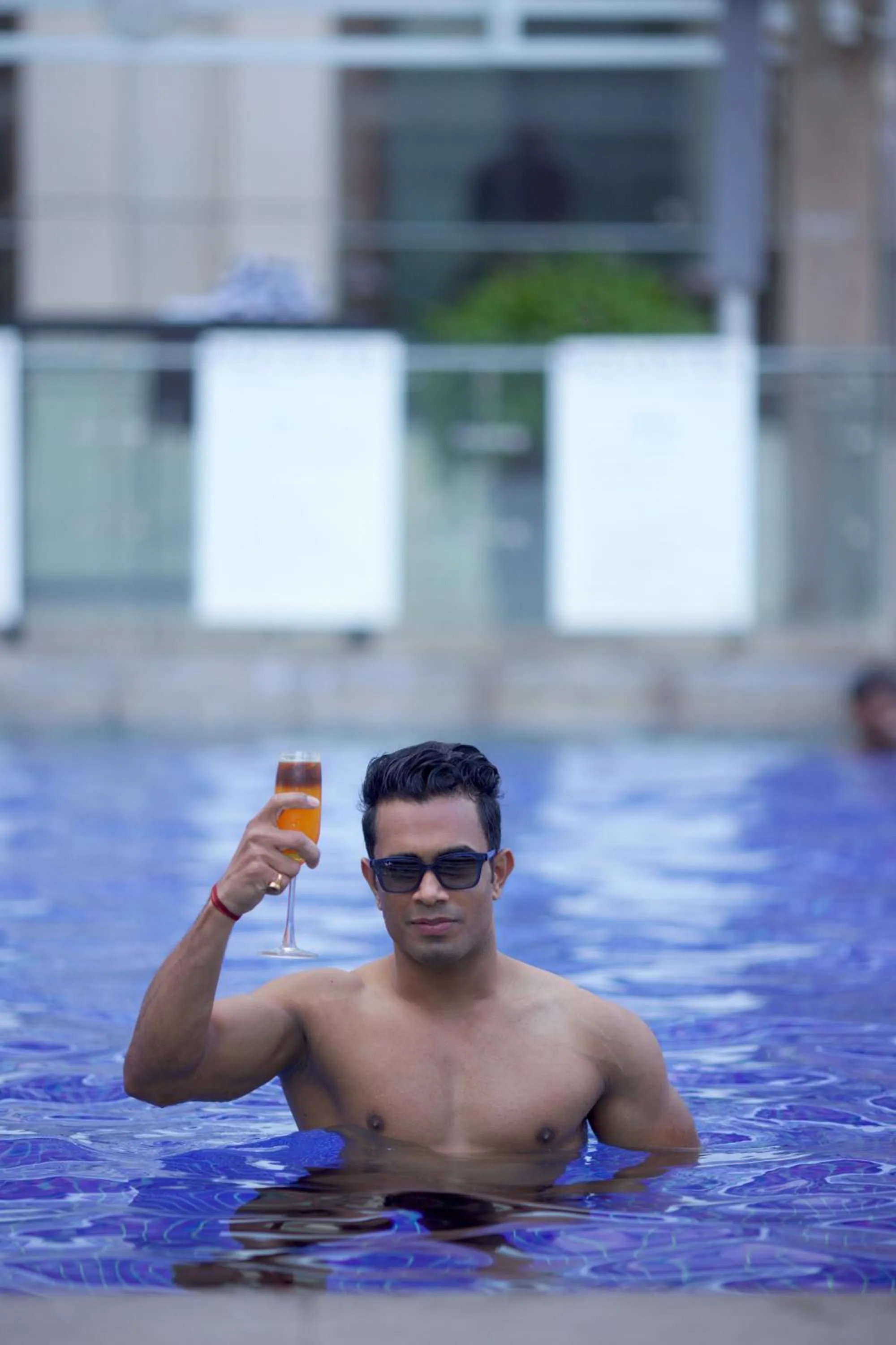 Swimming pool in Novotel Hyderabad Airport