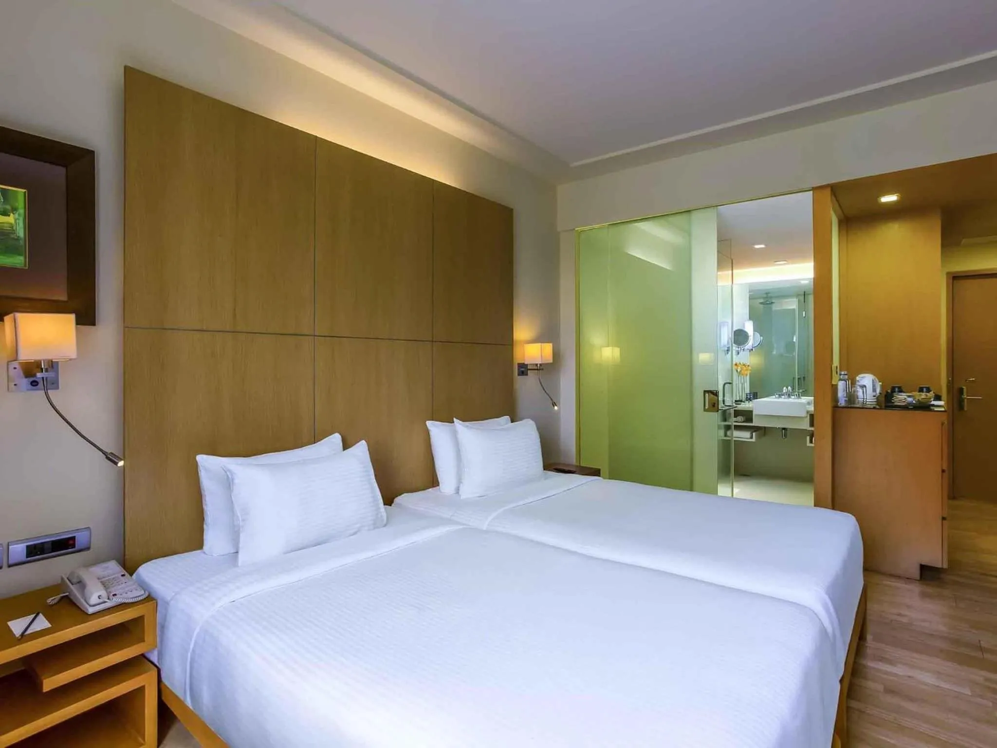 Bedroom, Bed in Novotel Hyderabad Airport