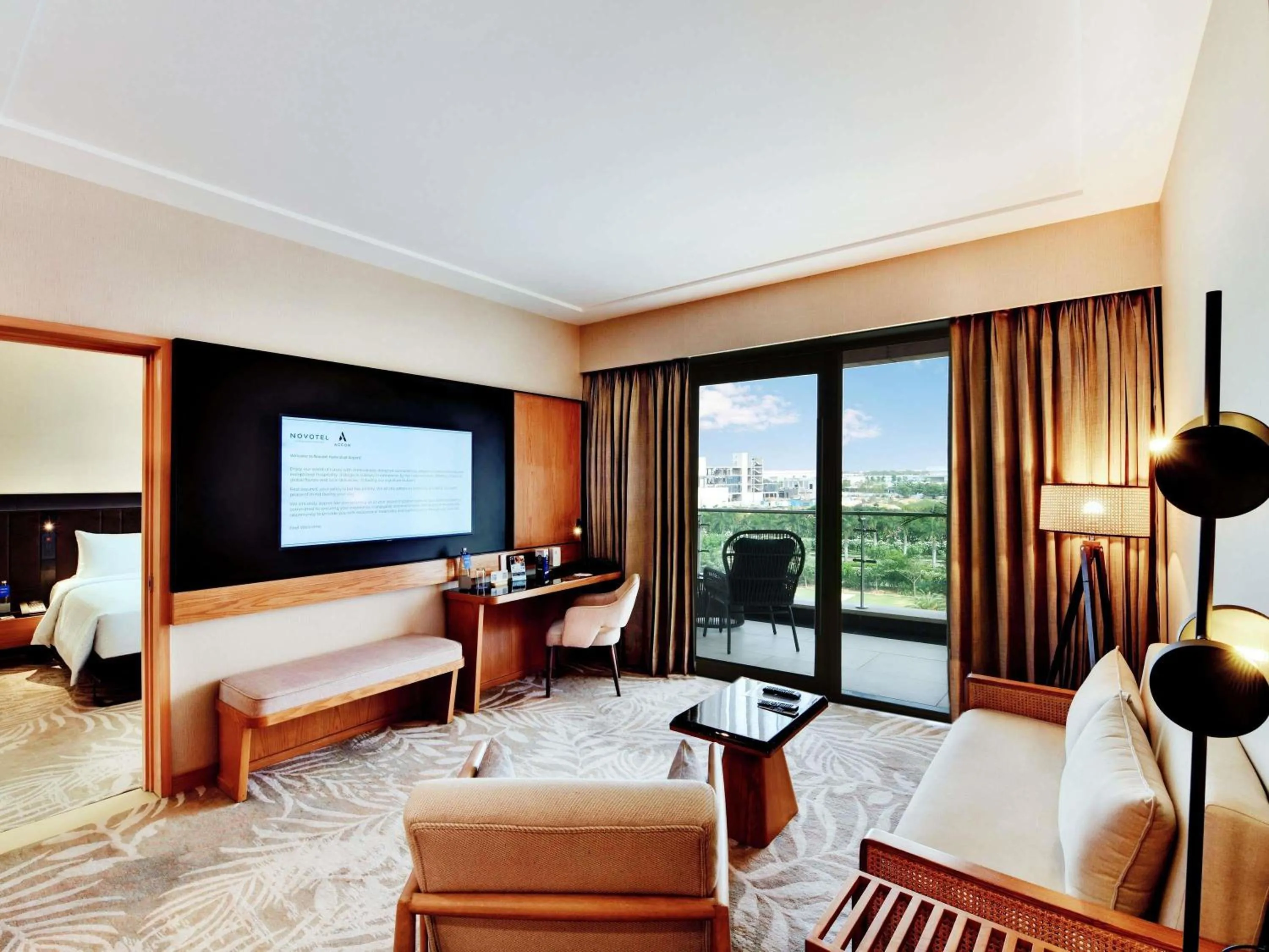 Bedroom, Bed in Novotel Hyderabad Airport