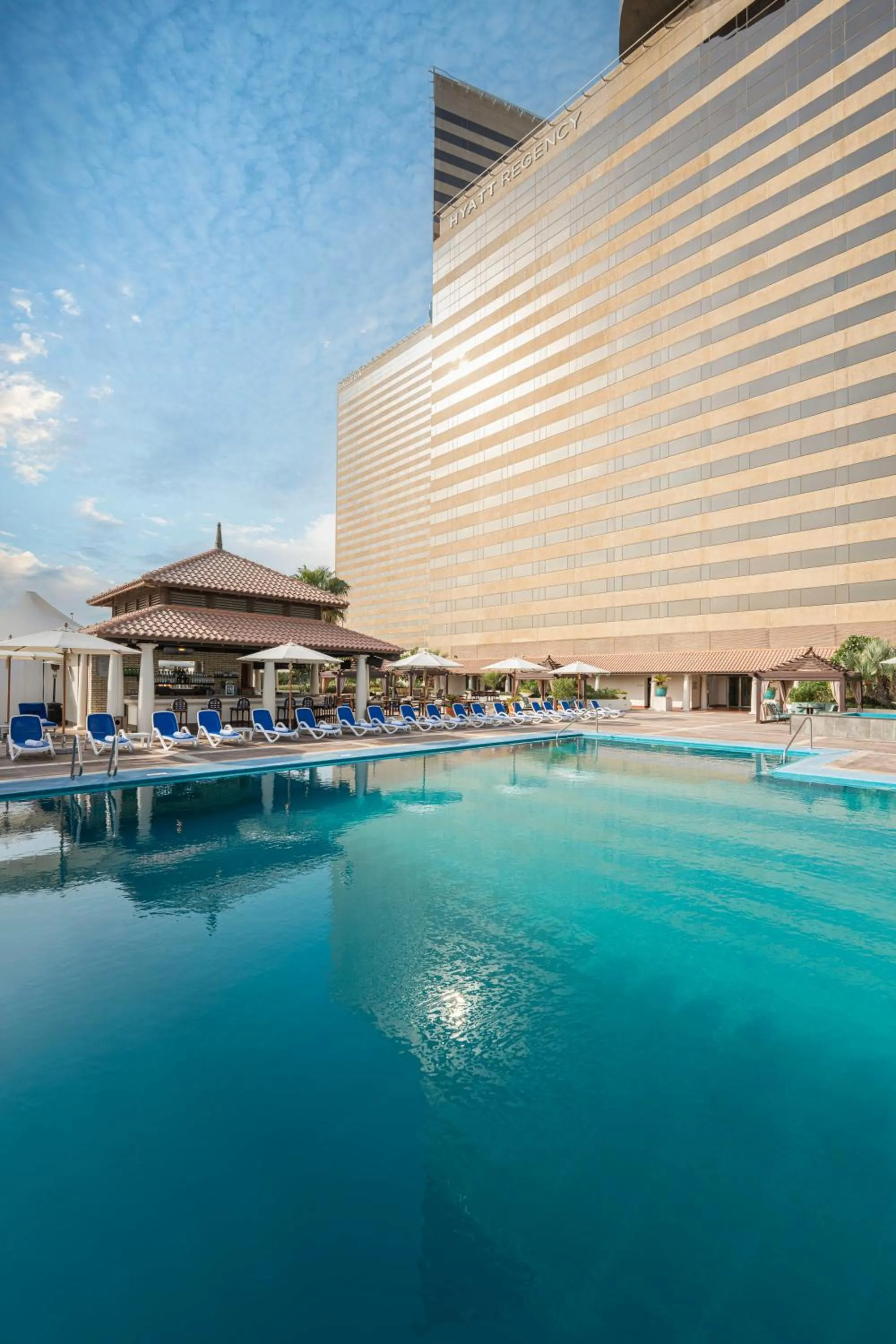 Swimming pool in Hyatt Regency Galleria Residence Dubai