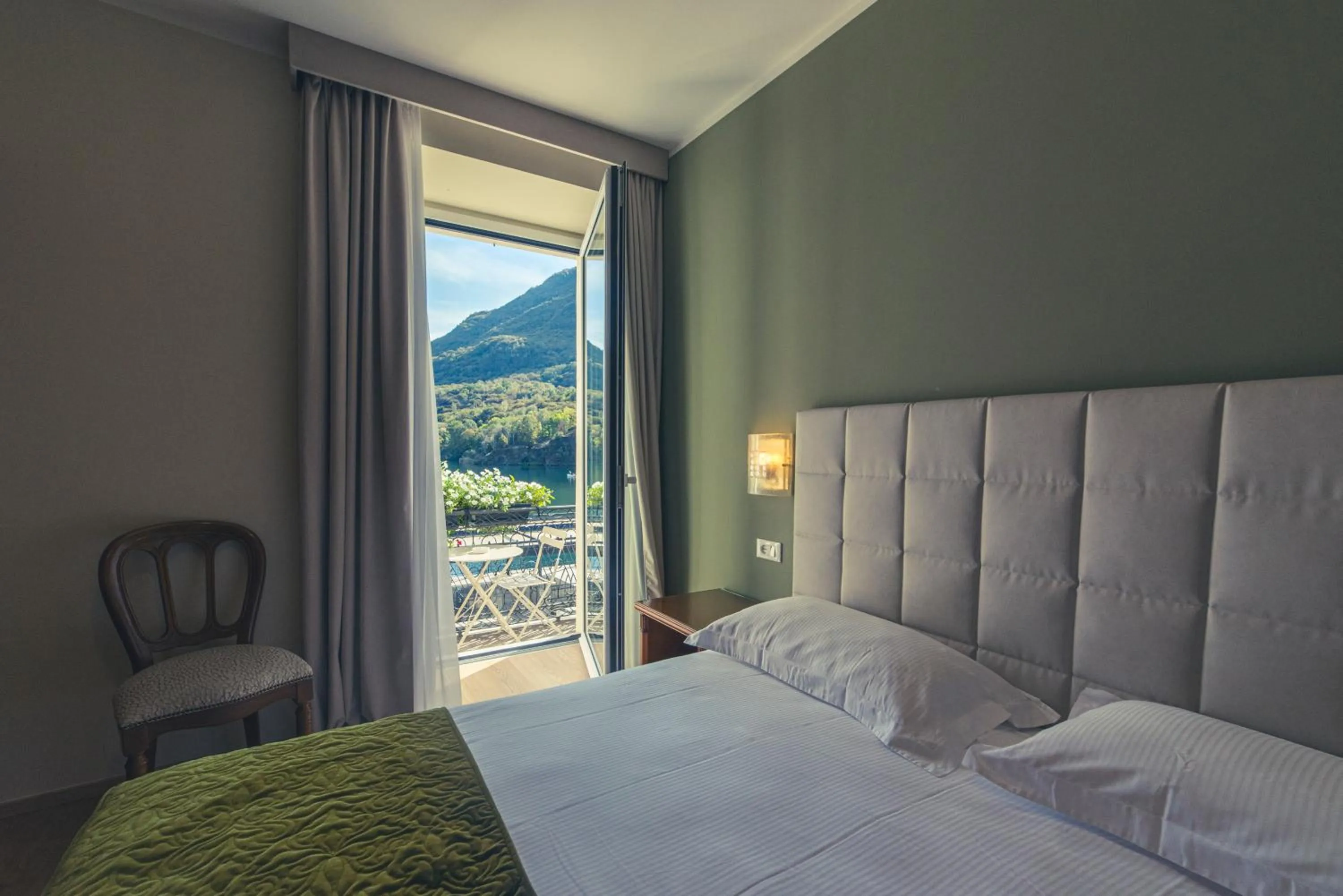 Bed in Hotel Due Palme